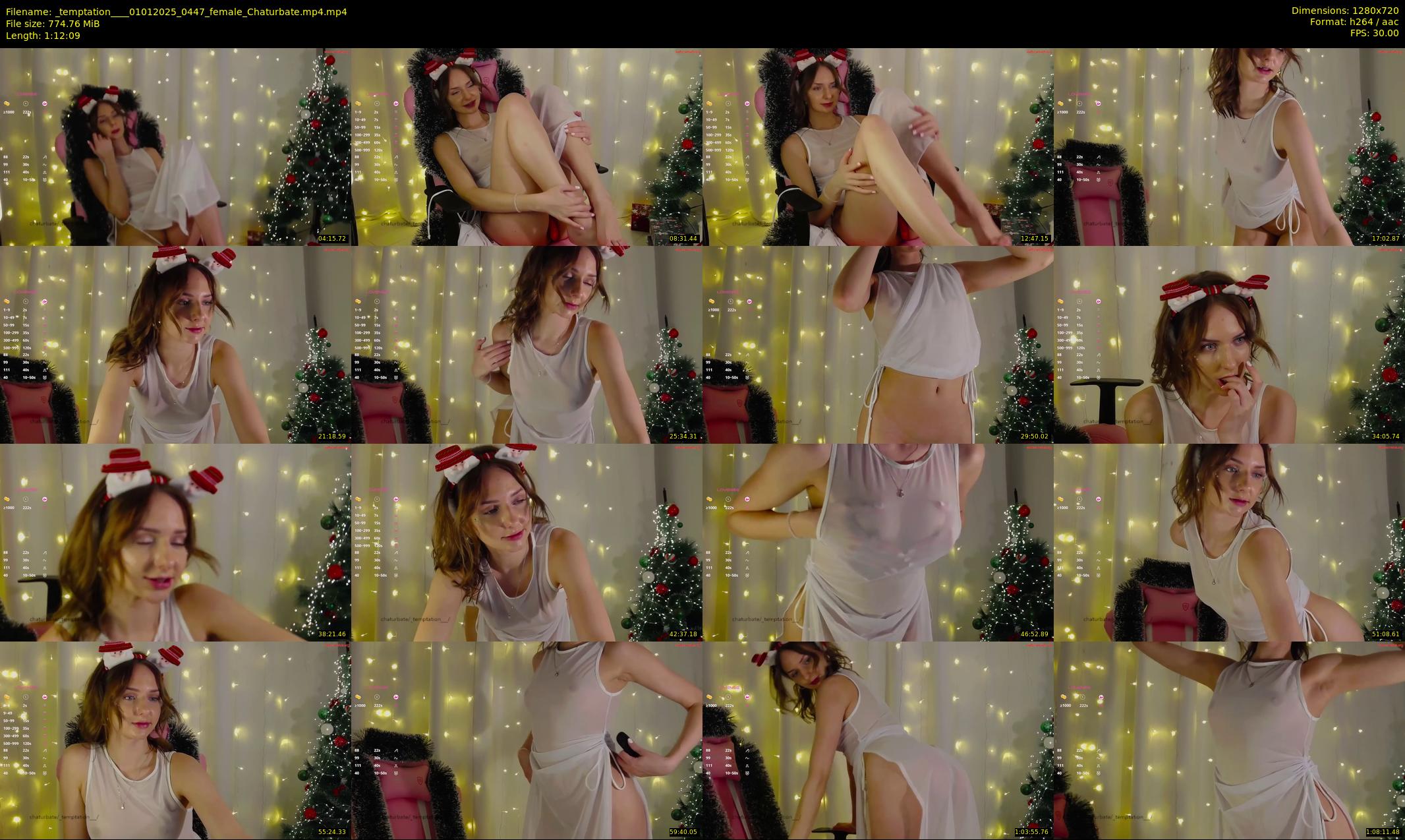 _temptation___ — 73 minute Chaturbate female cam show recording, 720p, Jan 1, 2025