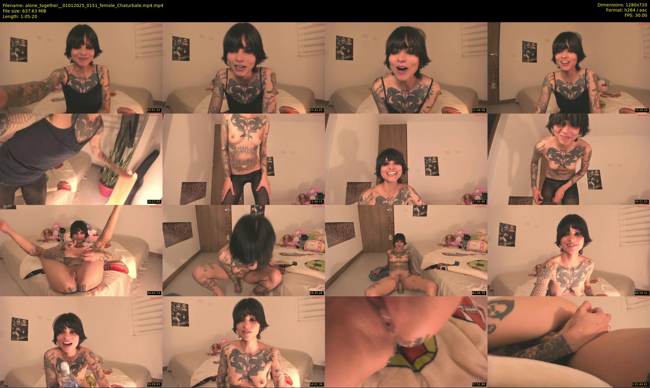 alone_together_ — 66 minute Chaturbate female cam show recording, 720p, Jan 1, 2025