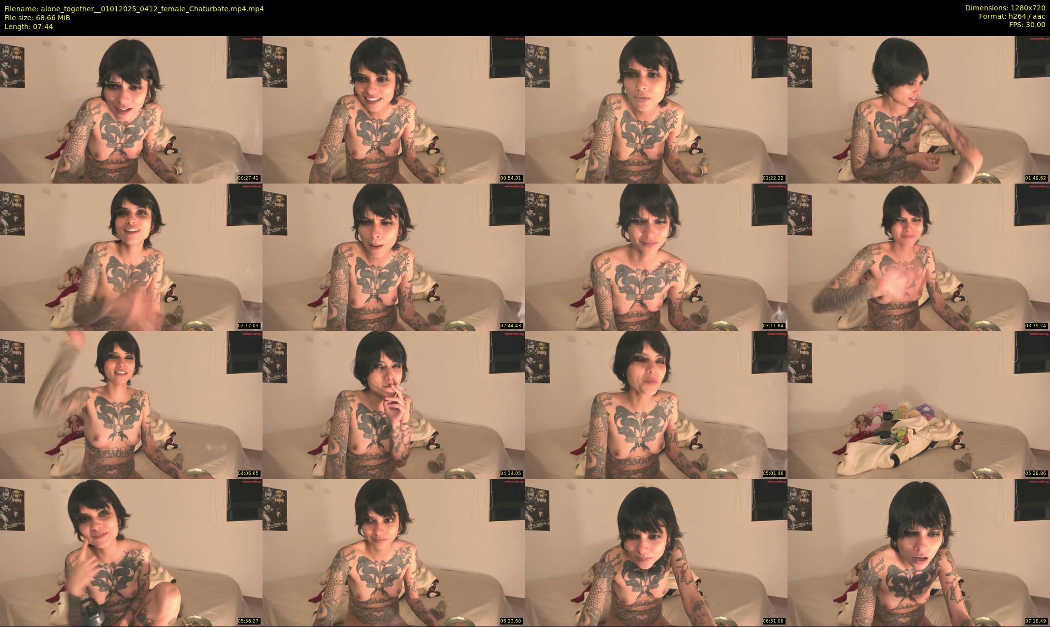 alone_together_ — 8 minute Chaturbate female cam show recording, 720p, Jan 1, 2025