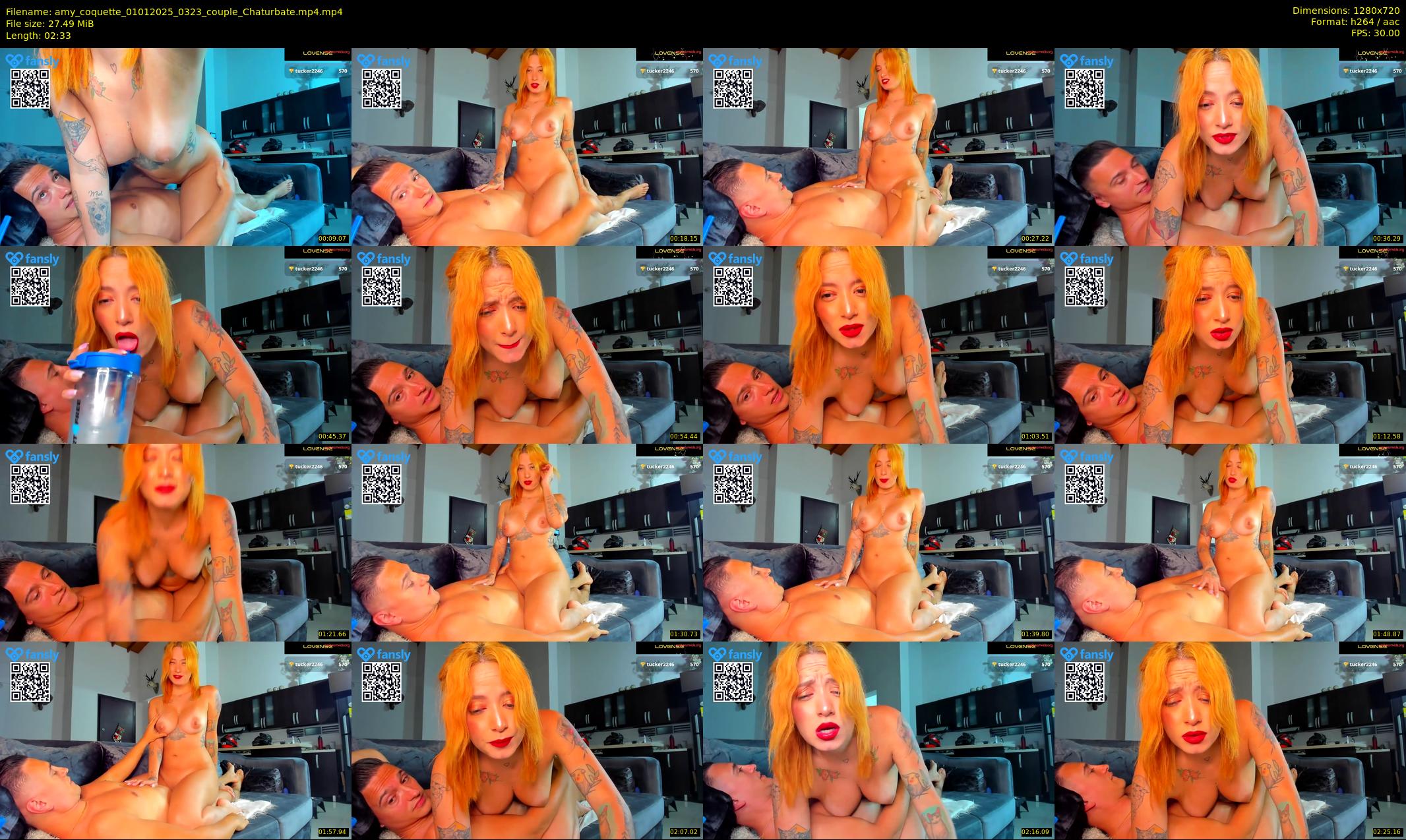 amy_coquette — 3 minute Chaturbate female cam show recording, 720p, Jan 1, 2025