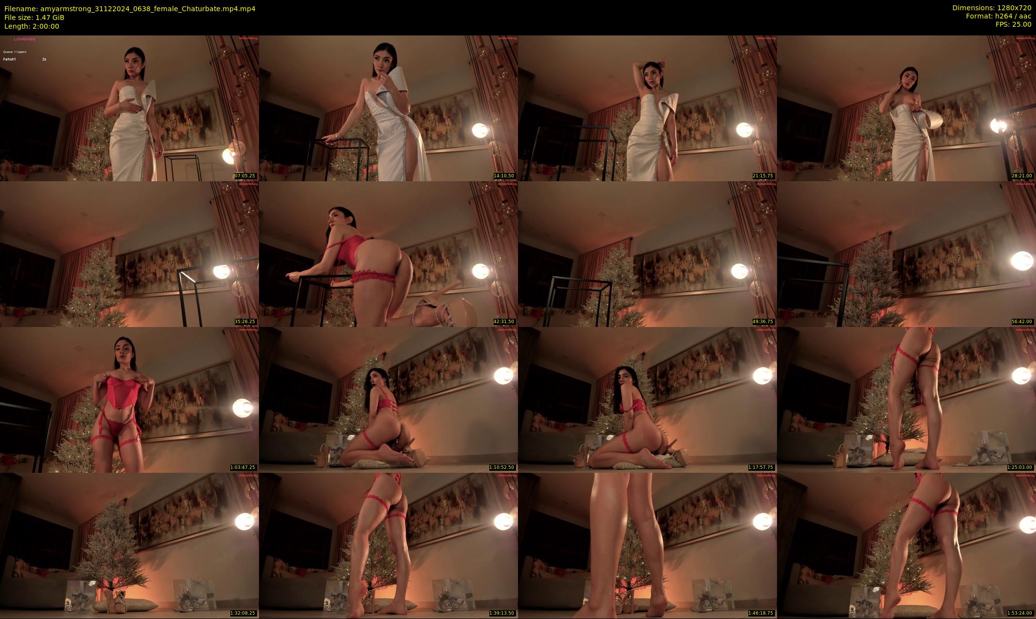 amyarmstrong — 120 minute Chaturbate female cam show recording, 720p, Dec 31, 2024