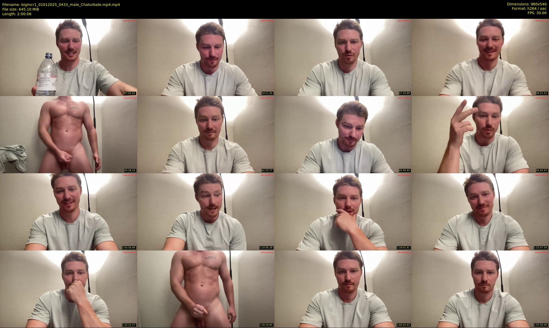 bigmcr1 — 121 minute Chaturbate male cam show recording, 480p, Jan 1, 2025