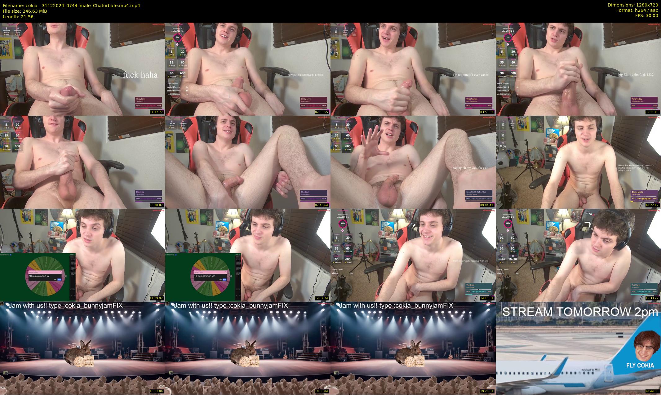 cokia_ — 22 minute Chaturbate male cam show recording, 720p, Dec 31, 2024