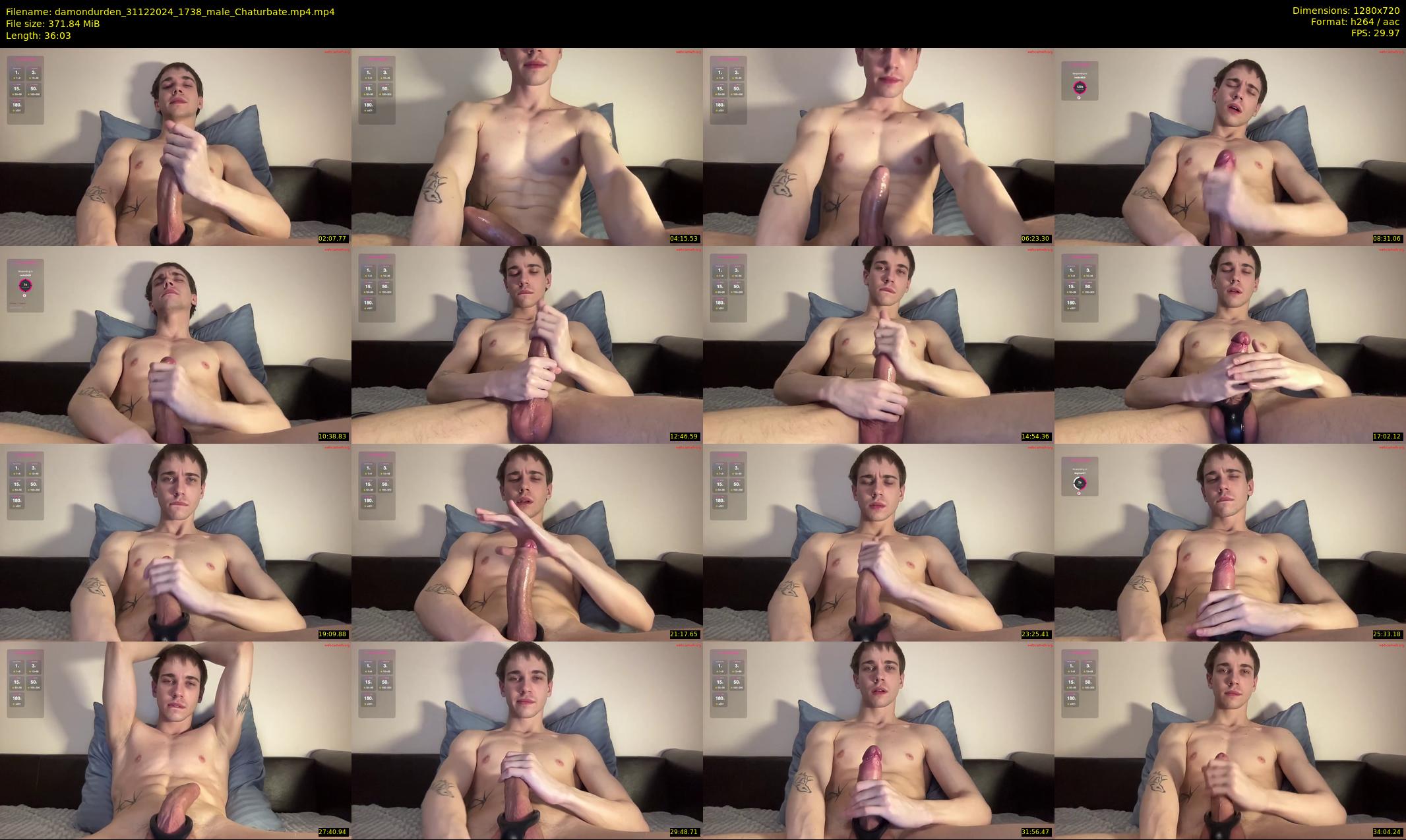 damondurden — 37 minute Chaturbate male cam show recording, 720p, Dec 31, 2024
