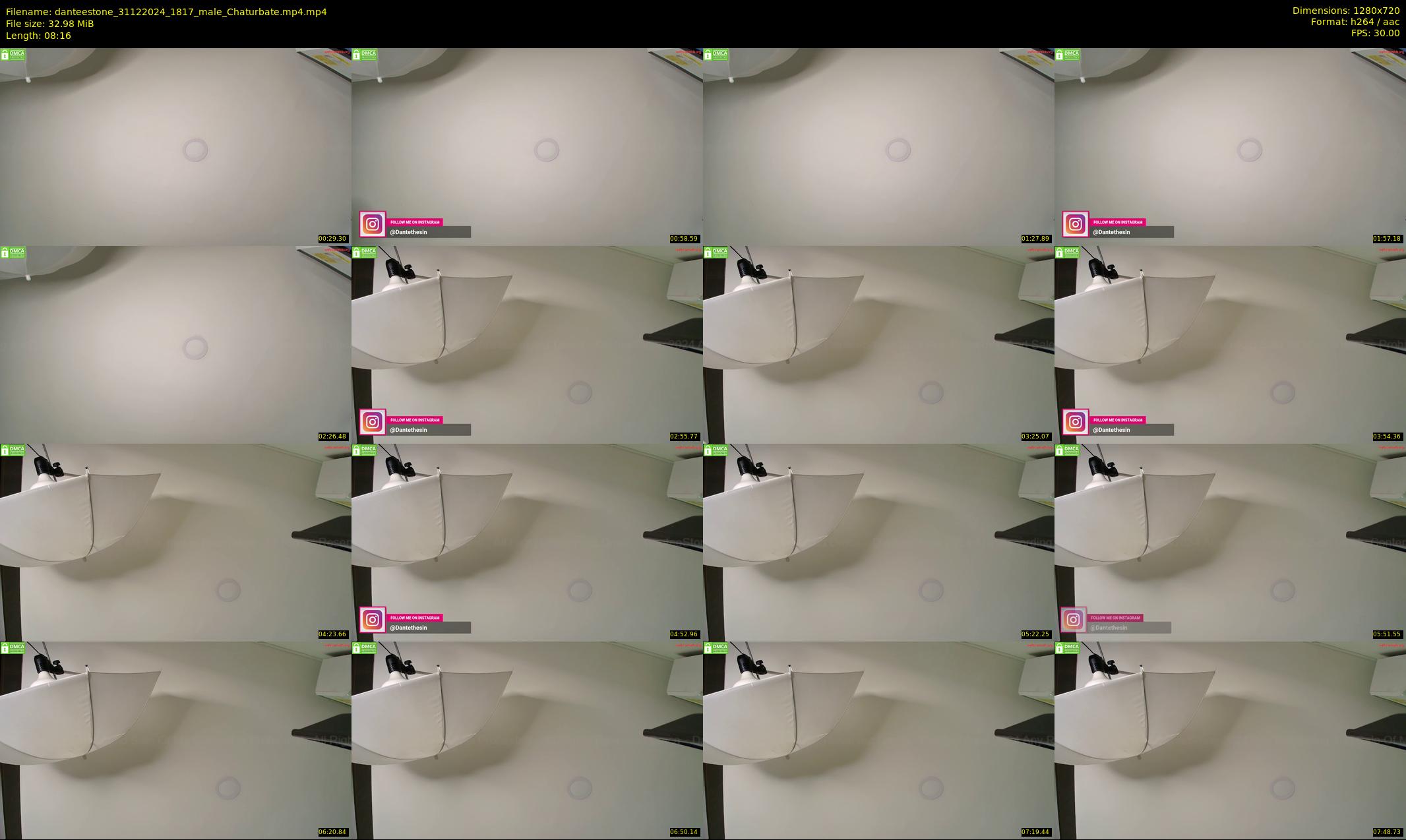 danteestone — 9 minute Chaturbate male cam show recording, 720p, Dec 31, 2024