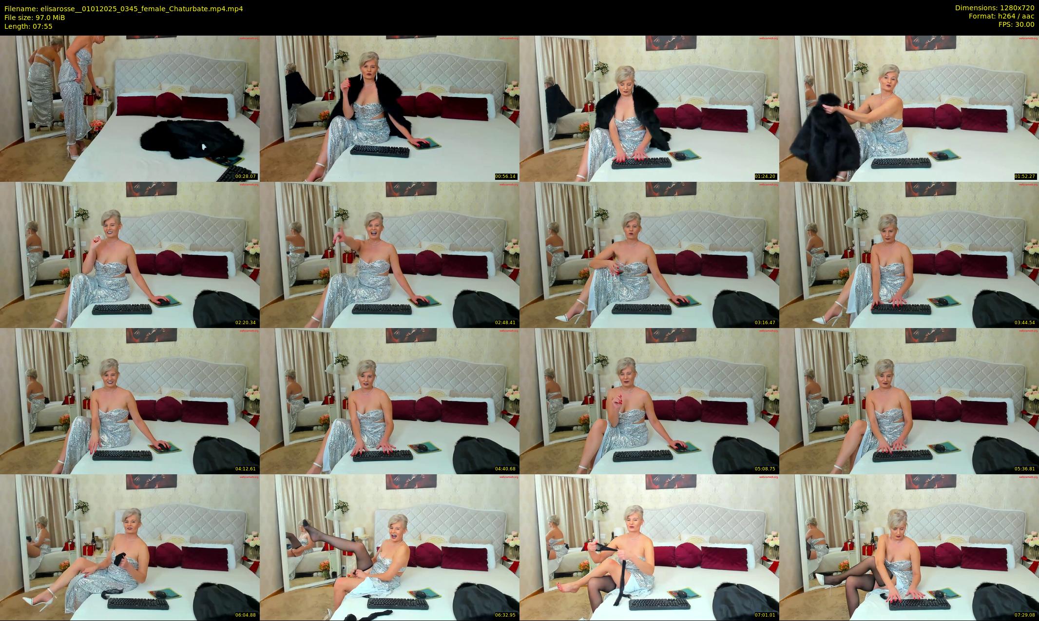 elisarosse_ — 8 minute Chaturbate female cam show recording, 720p, Jan 1, 2025
