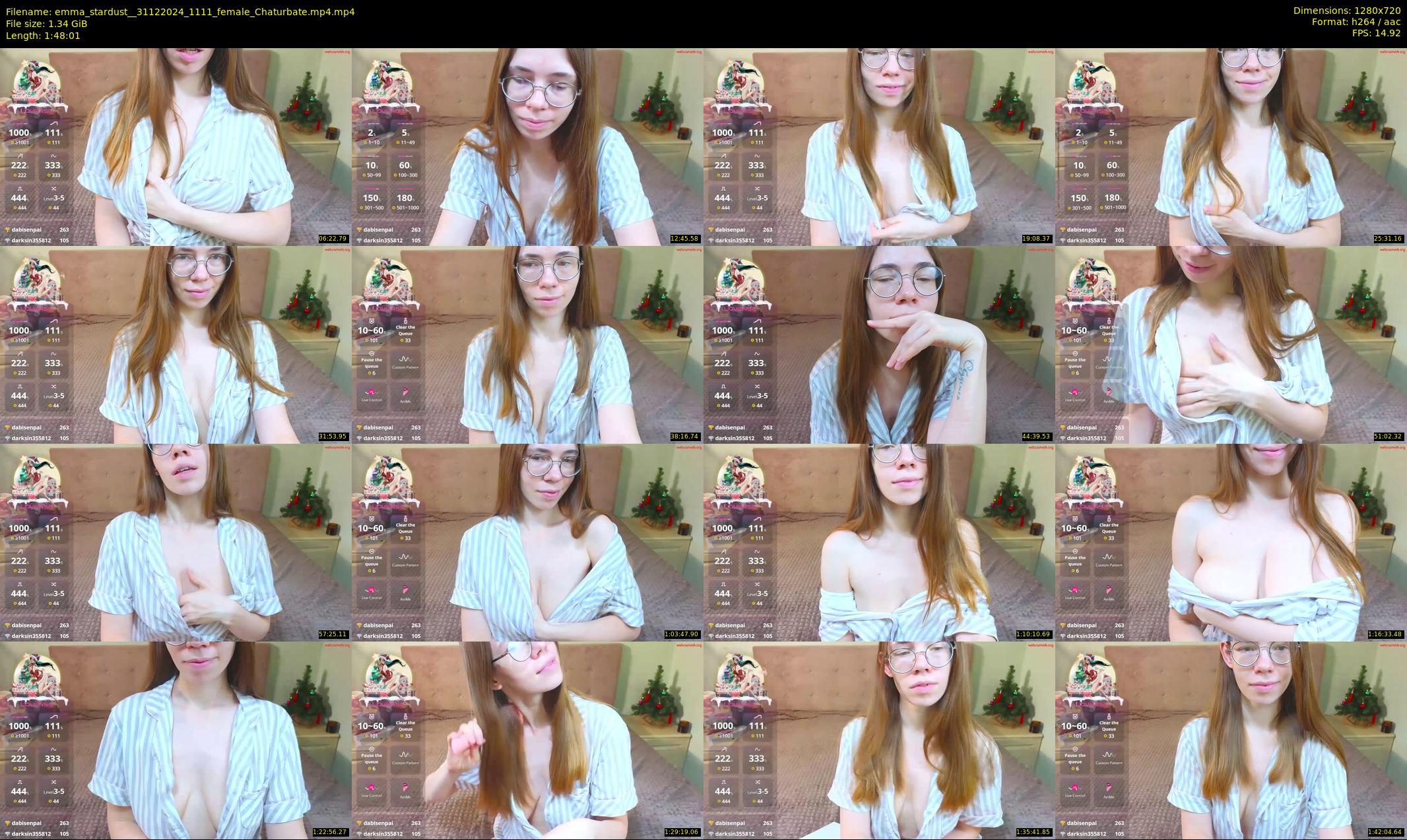 emma_stardust_ — 109 minute Chaturbate female cam show recording, 720p, Dec 31, 2024