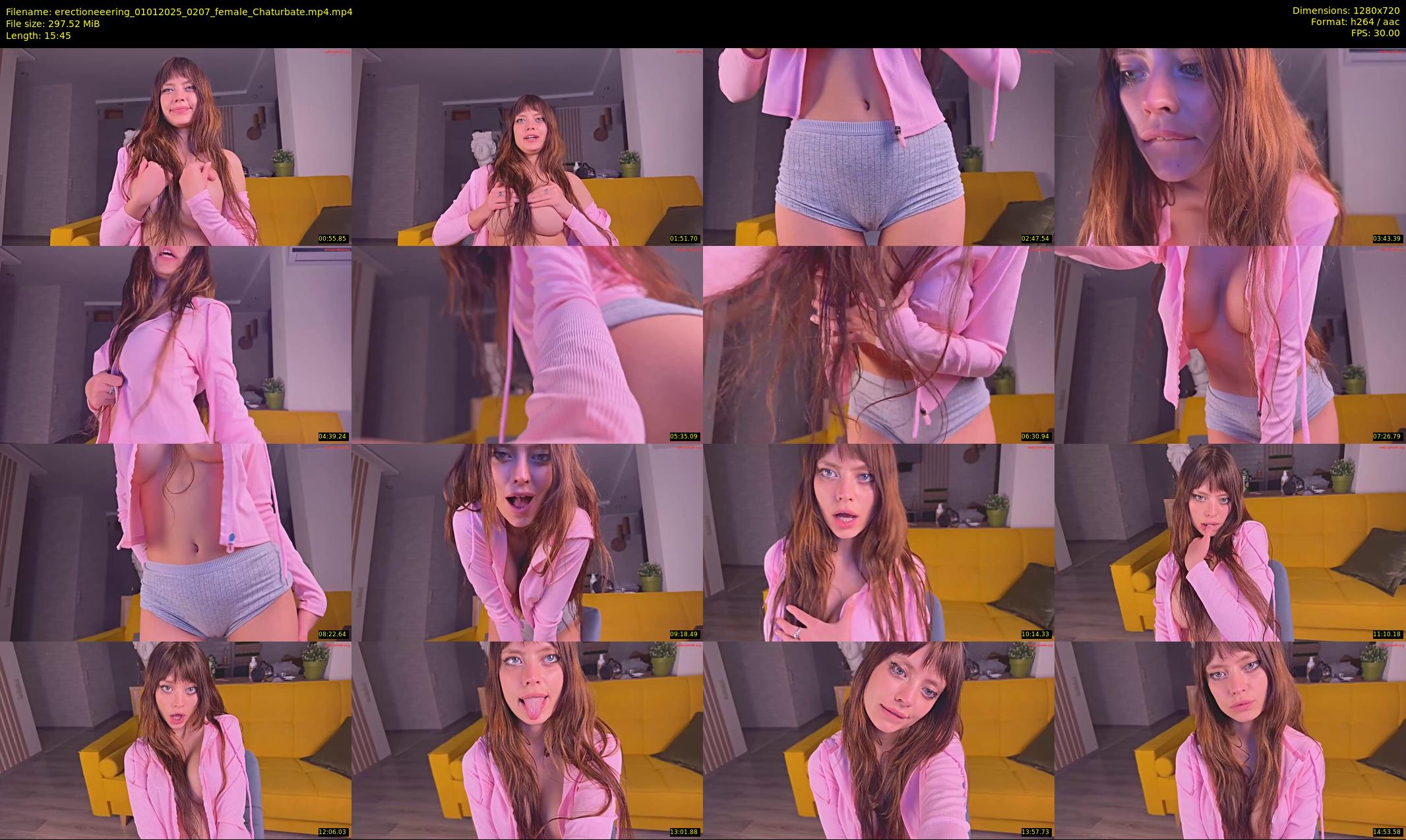 erectioneeering — 16 minute Chaturbate female cam show recording, 720p, Jan 1, 2025