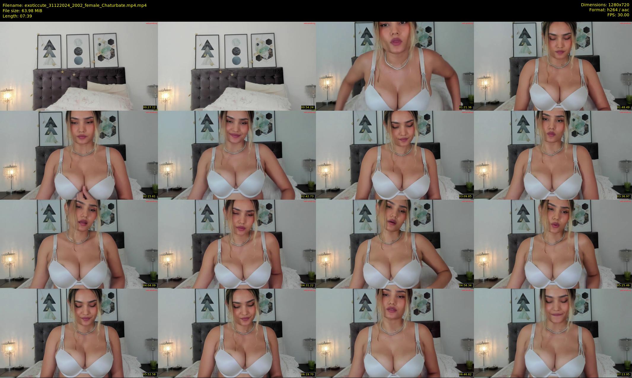 exoticcute — 8 minute Chaturbate female cam show recording, 720p, Dec 31, 2024