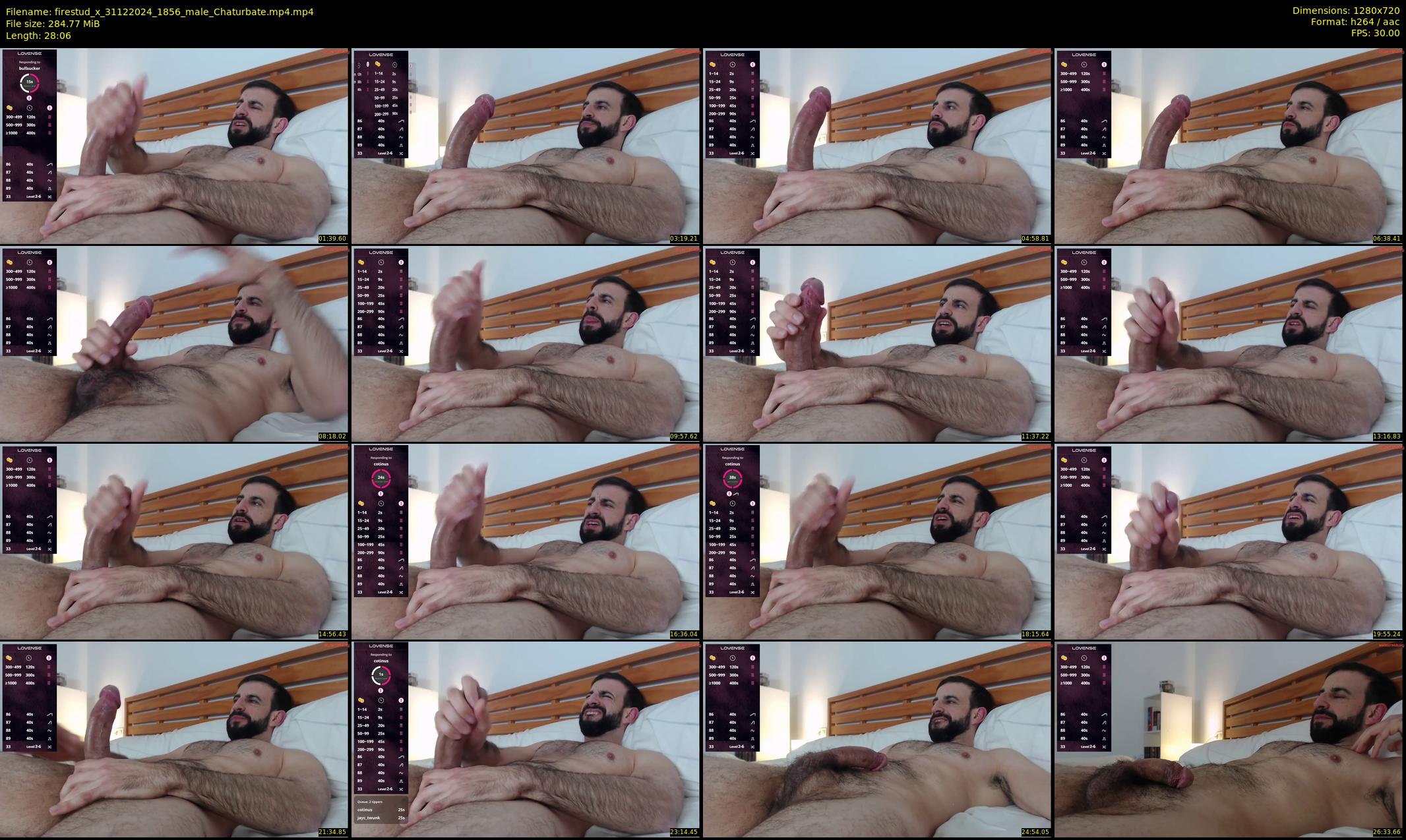 firestud_x — 29 minute Chaturbate male cam show recording, 720p, Dec 31, 2024