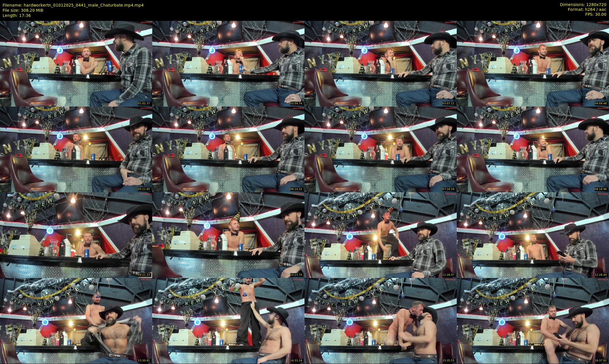 hardworkertn — 18 minute Chaturbate male cam show recording, 720p, Jan 1, 2025