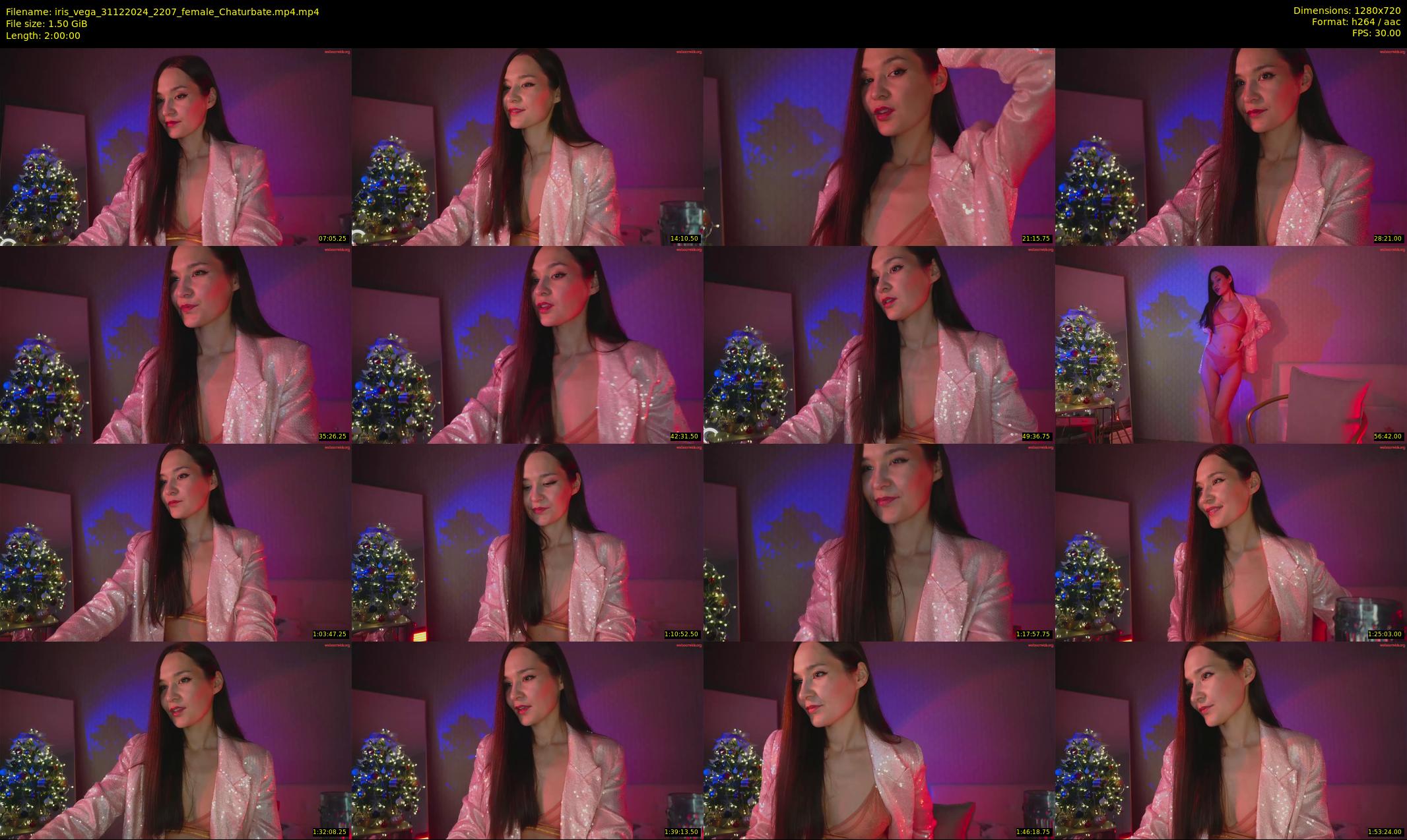 iris_vega — 120 minute Chaturbate female cam show recording, 720p, Dec 31, 2024