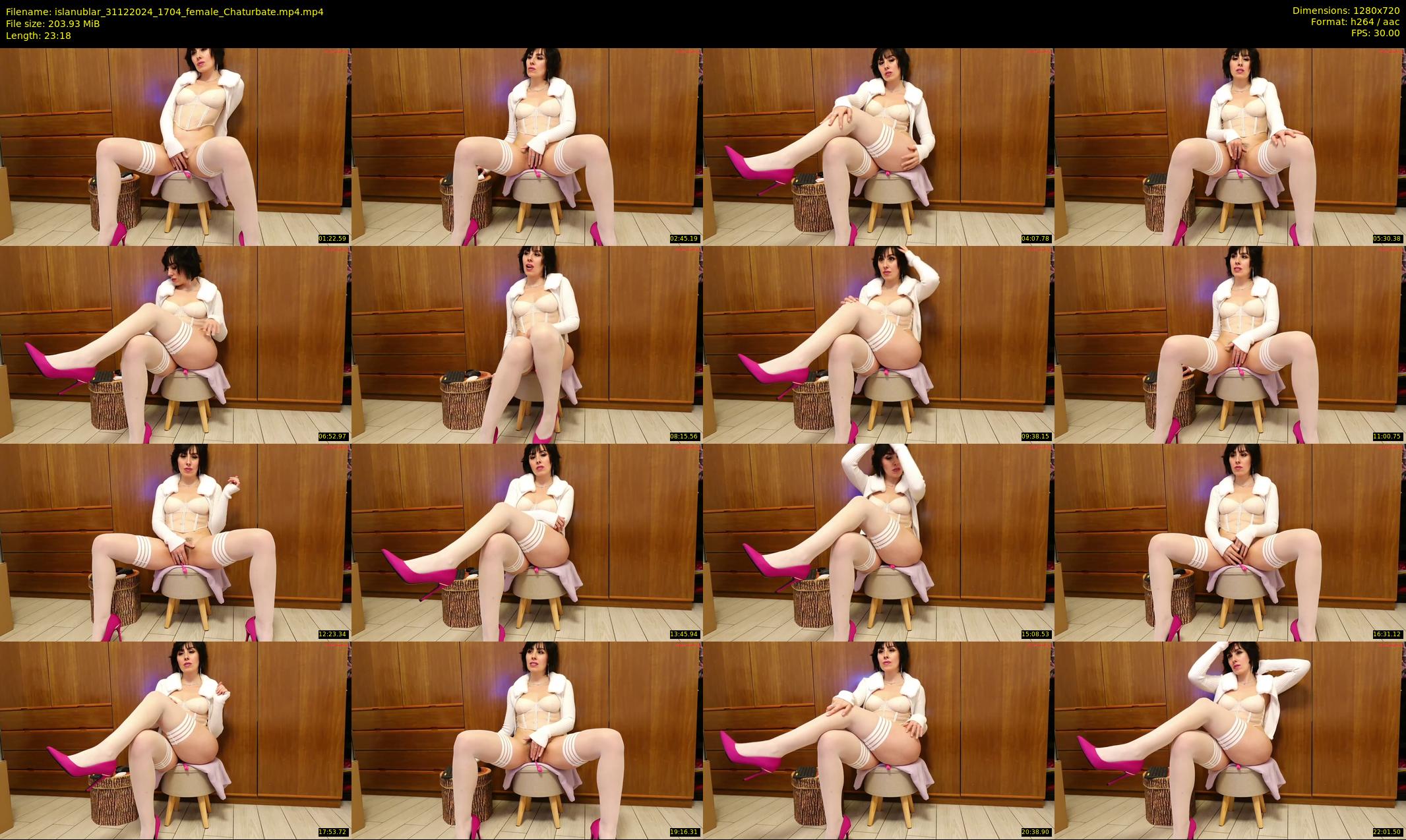 islanublar — 24 minute Chaturbate female cam show recording, 720p, Dec 31, 2024