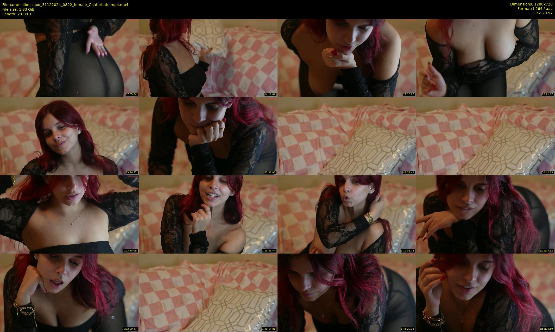 lilbeccaxo — 121 minute Chaturbate female cam show recording, 720p, Dec 31, 2024