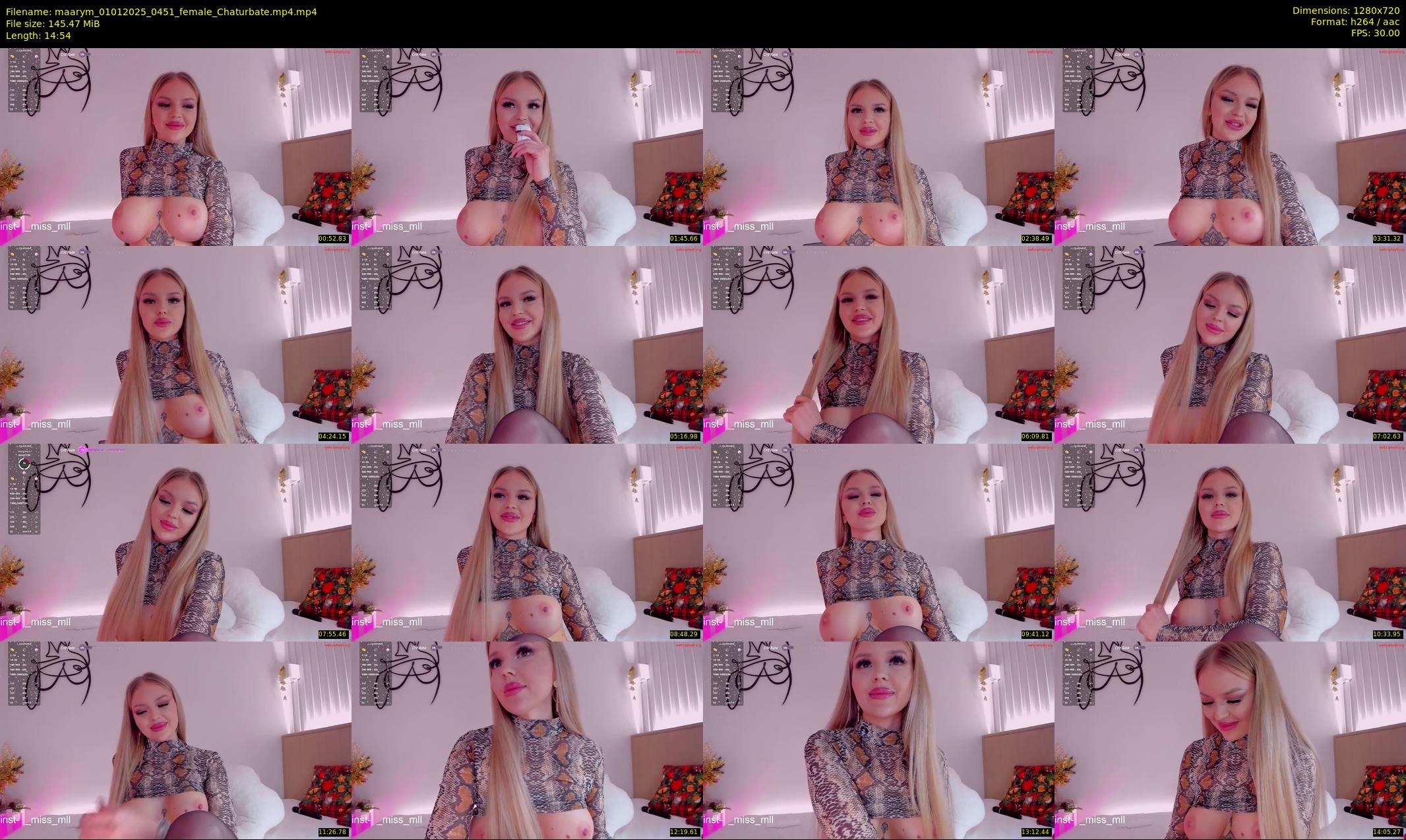 maarym — 15 minute Chaturbate couple cam show recording, 720p, Jan 1, 2025