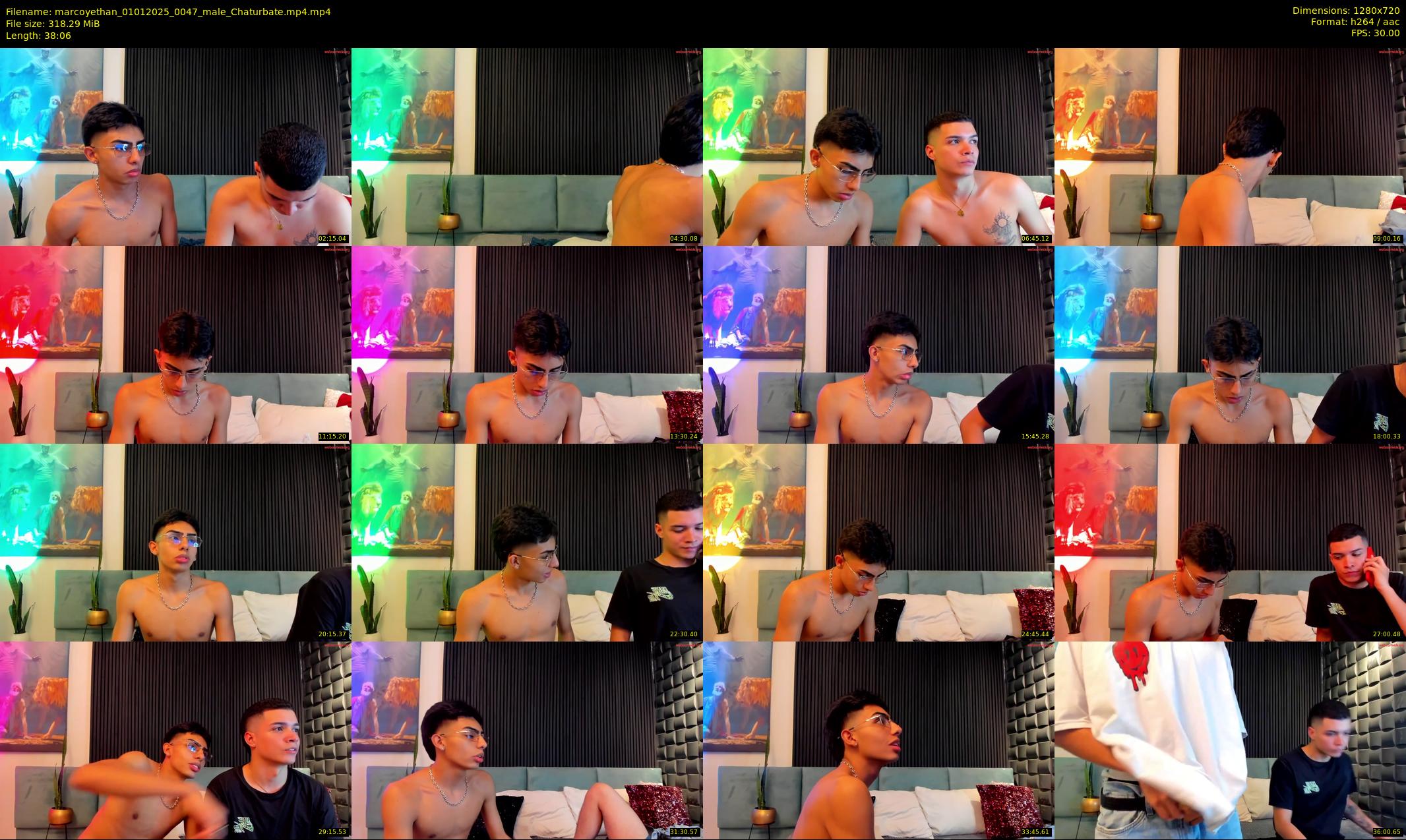 marcoyethan — 39 minute Chaturbate male cam show recording, 720p, Jan 1, 2025