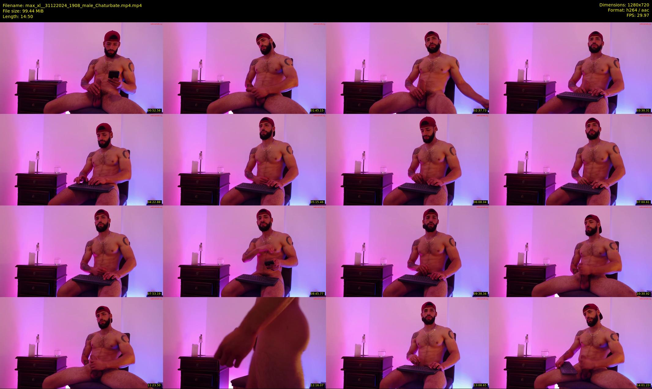 max_xl_ — 15 minute Chaturbate male cam show recording, 720p, Dec 31, 2024
