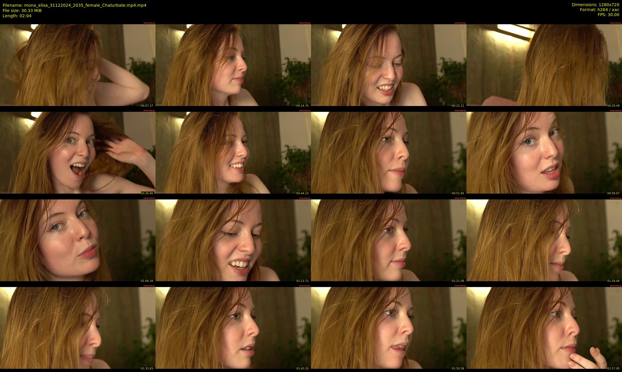 mona_elisa — 3 minute Chaturbate female cam show recording, 720p, Dec 31, 2024