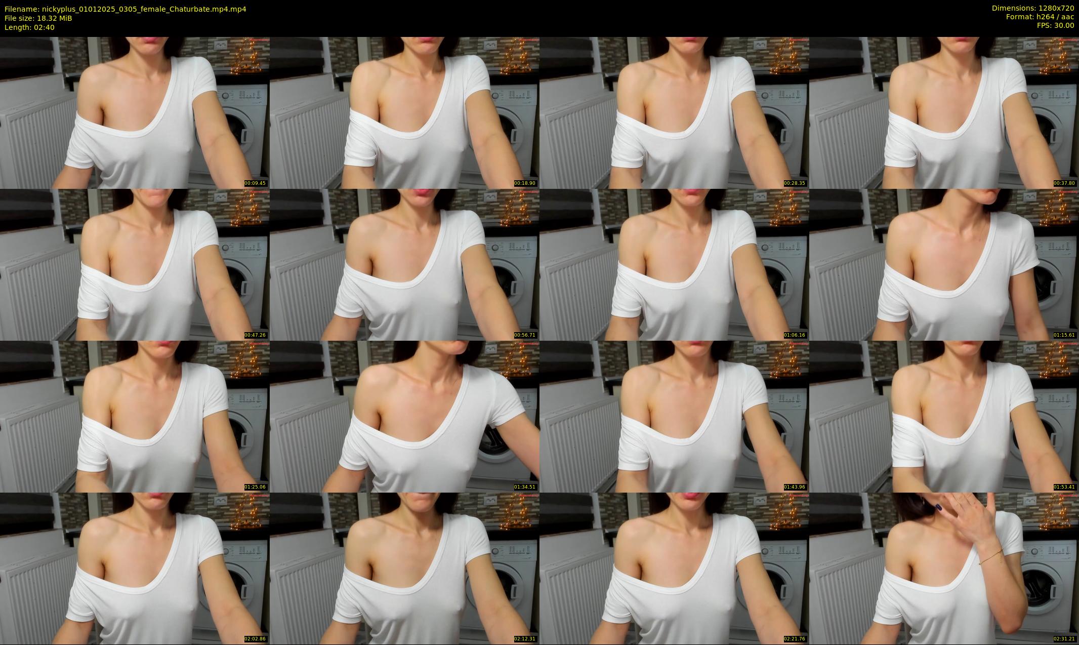 nickyplus — 3 minute Chaturbate couple cam show recording, 720p, Jan 1, 2025
