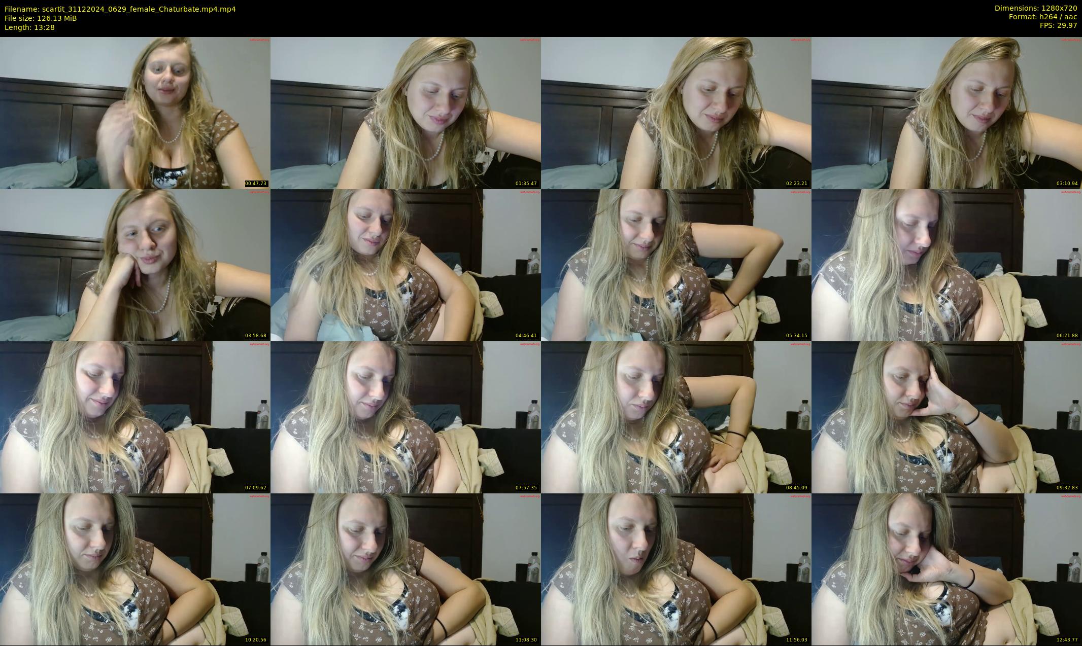 scartit — 14 minute Chaturbate female cam show recording, 720p, Dec 31, 2024