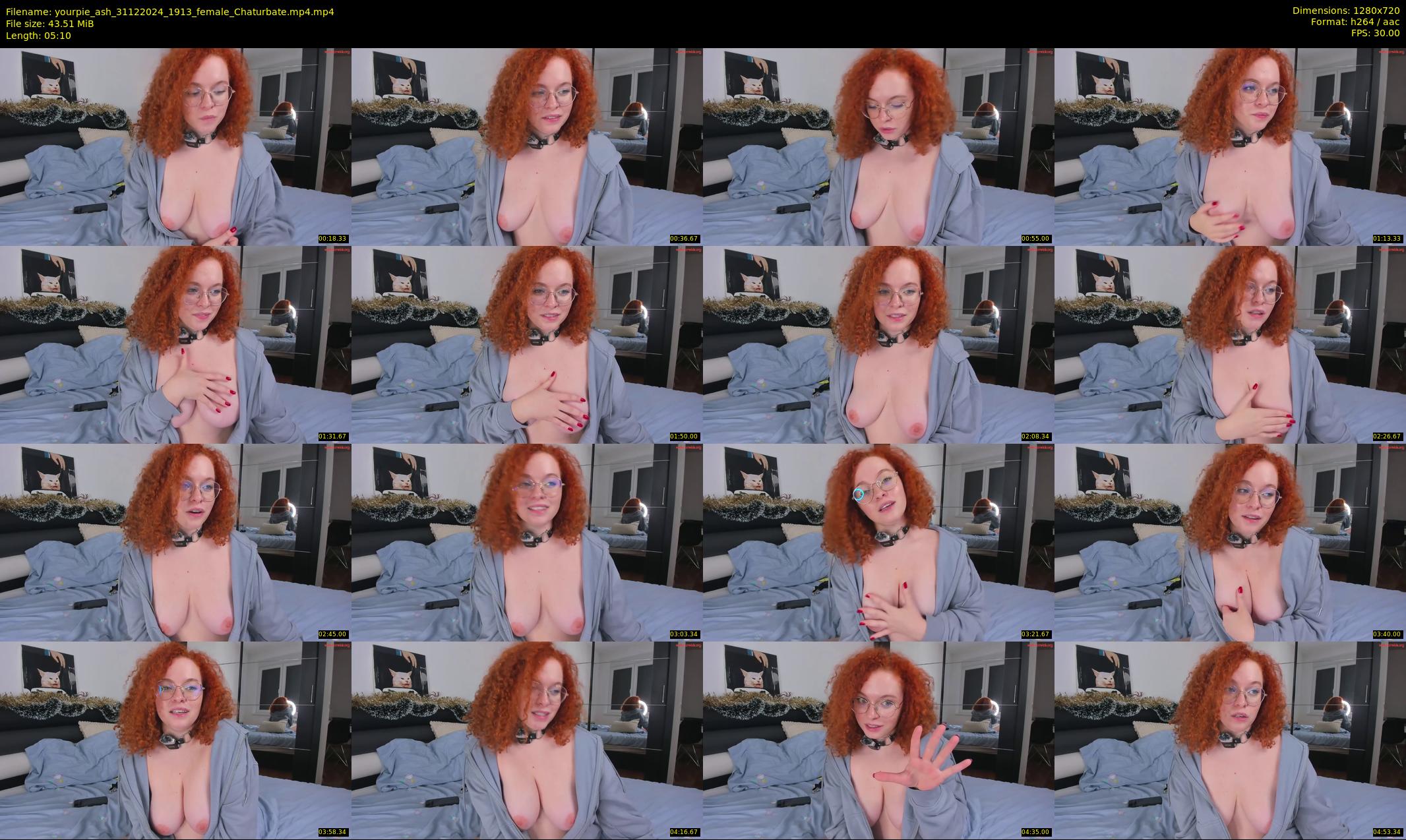 yourpie_ash — 6 minute Chaturbate female cam show recording, 720p, Dec 31, 2024
