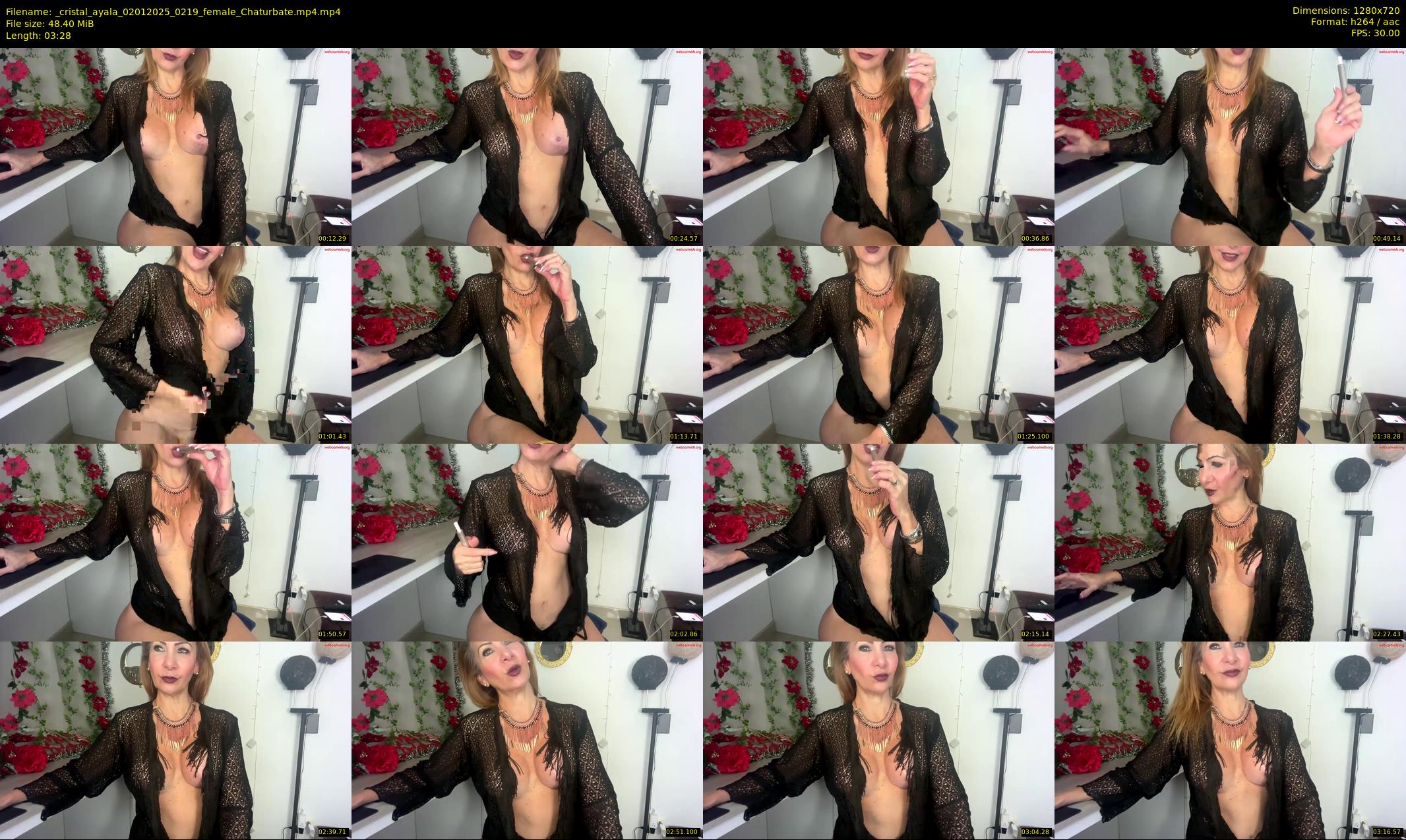 _cristal_ayala — 4 minute Chaturbate female cam show recording, 720p, Jan 2, 2025