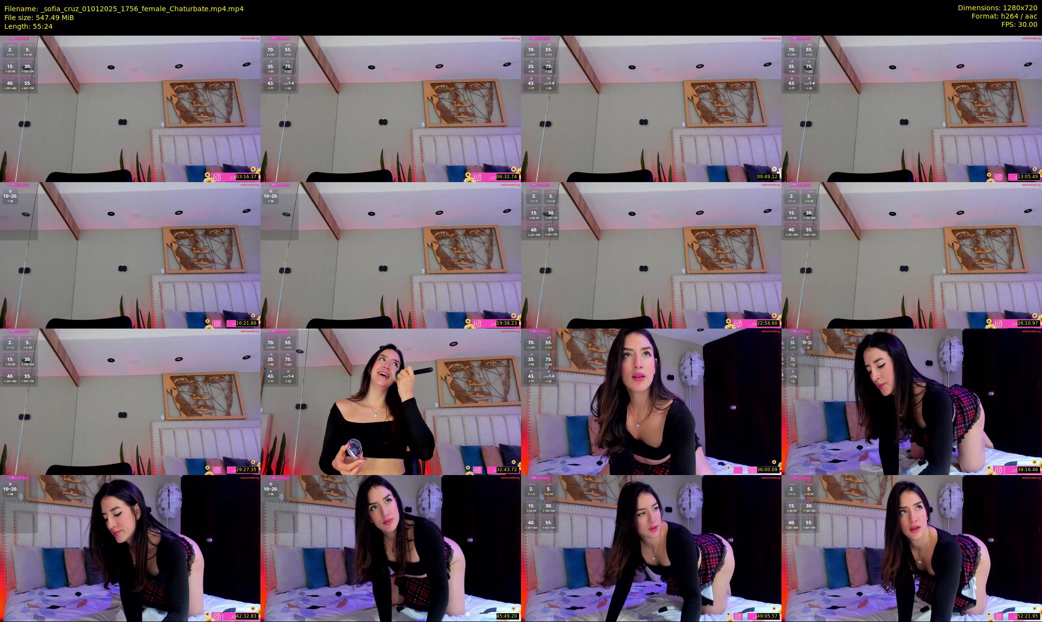 _sofia_cruz — 56 minute Chaturbate female cam show recording, 720p, Jan 1, 2025