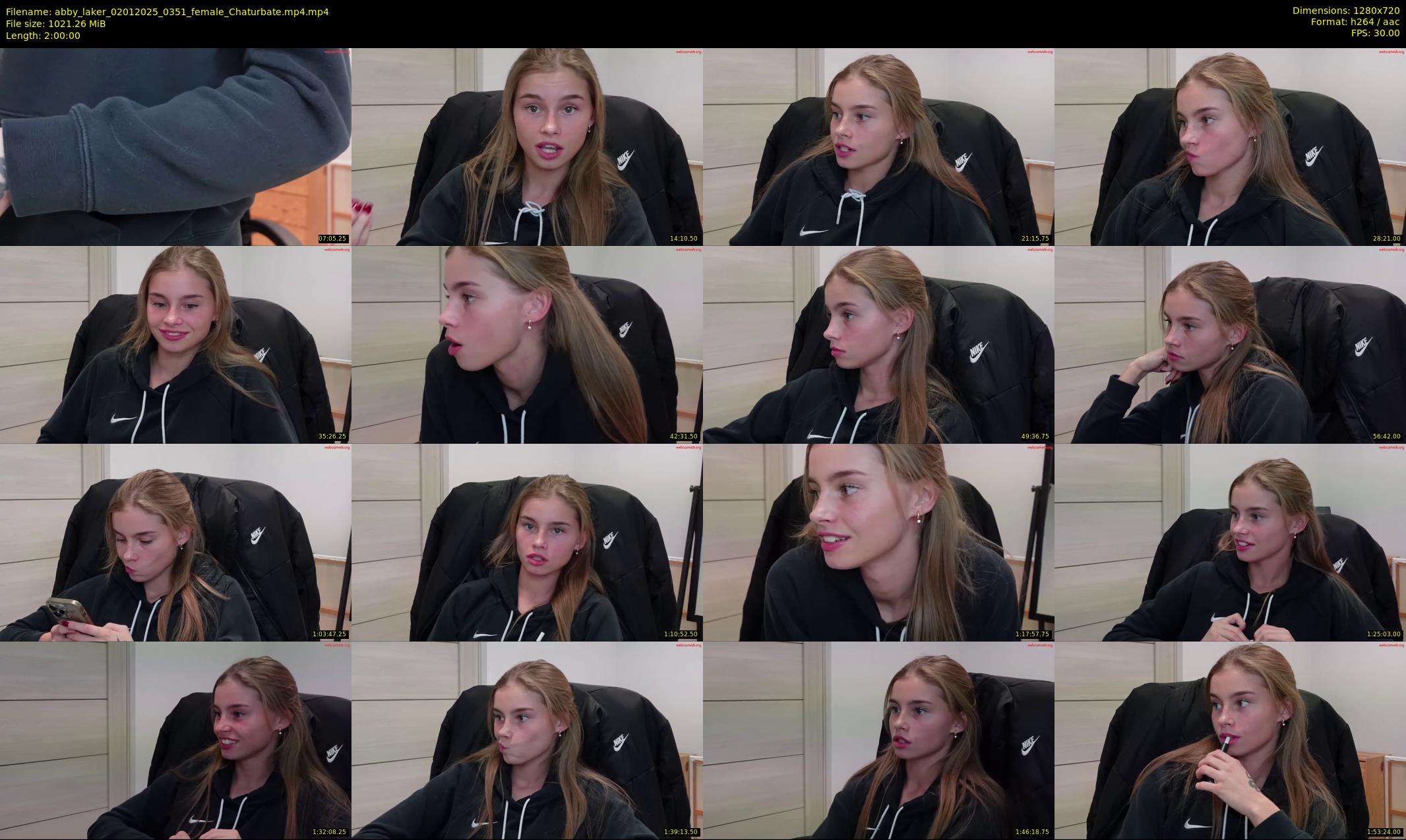 abby_laker — 120 minute Chaturbate female cam show recording, 720p, Jan 2, 2025