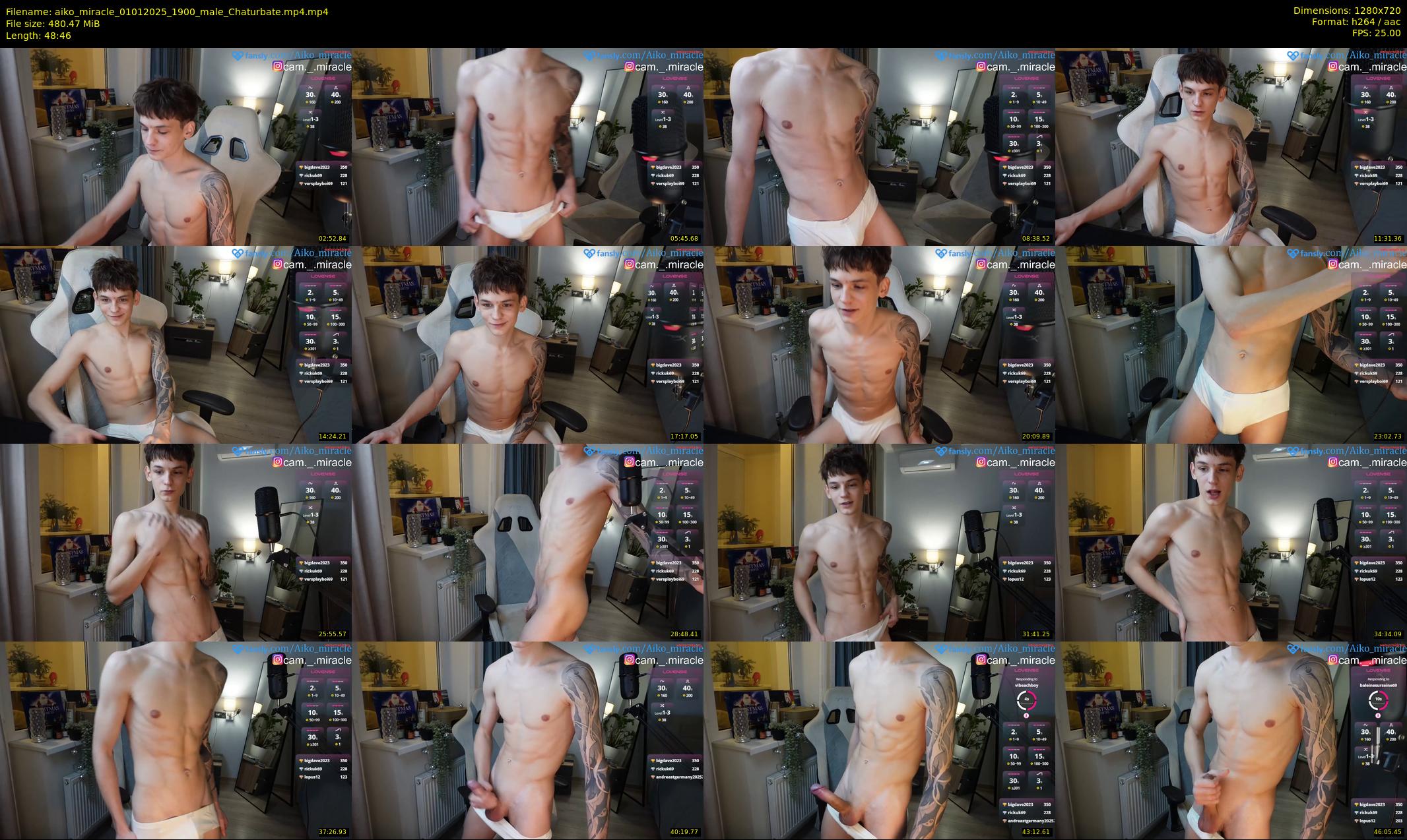 aiko_miracle — 49 minute Chaturbate male cam show recording, 720p, Jan 1, 2025