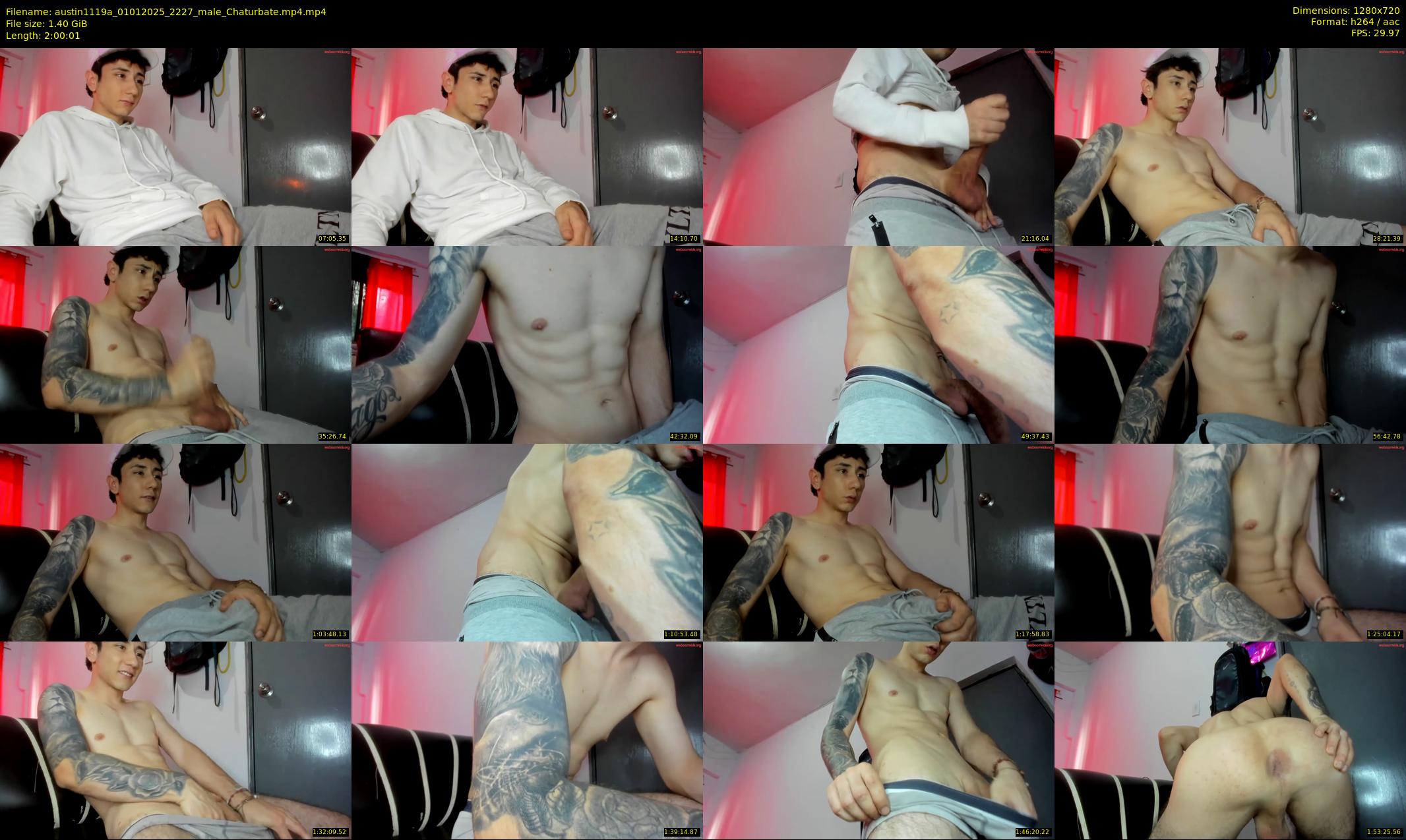 austin1119a — 121 minute Chaturbate male cam show recording, 720p, Jan 1, 2025