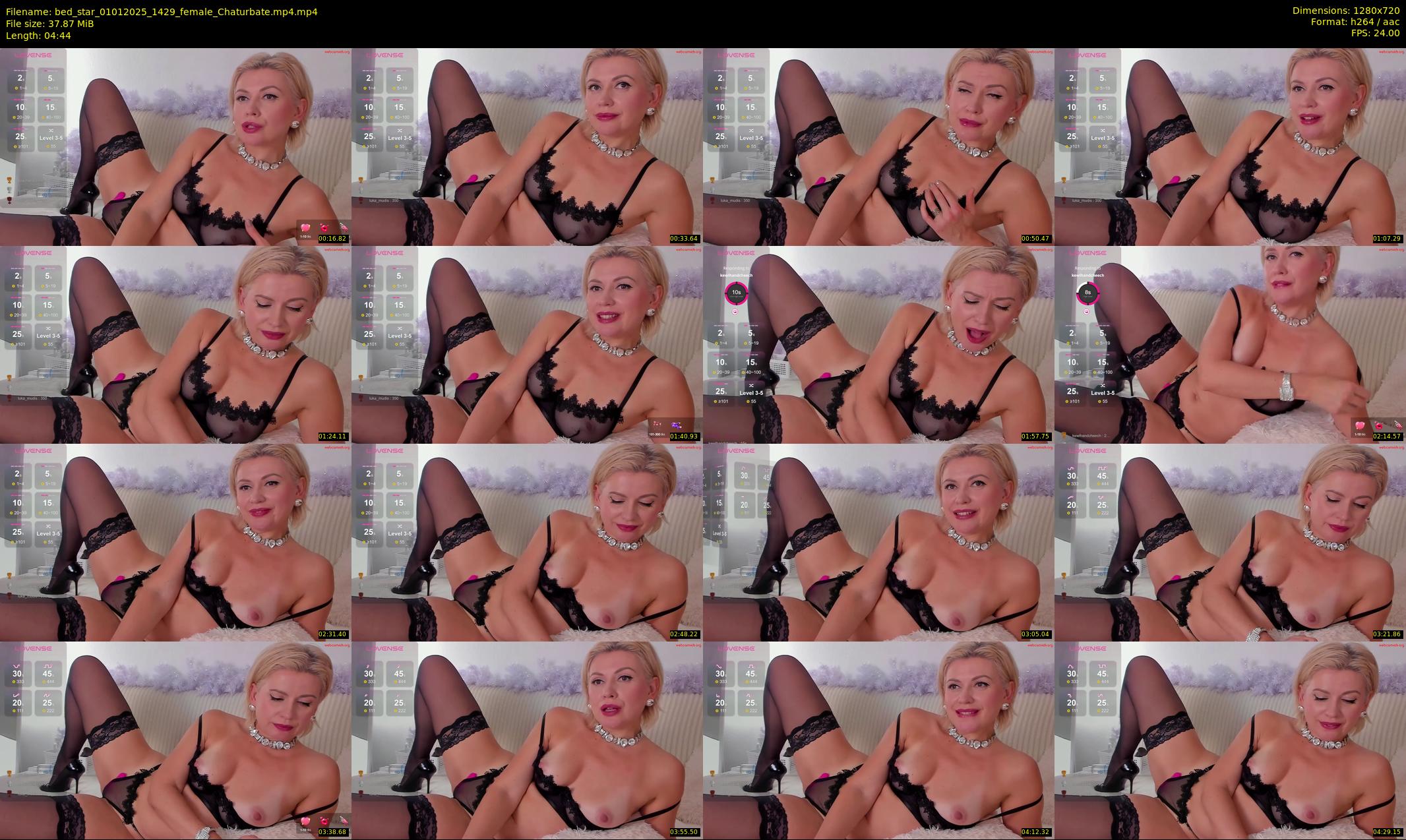 bed_star — 5 minute Chaturbate female cam show recording, 720p, Jan 1, 2025