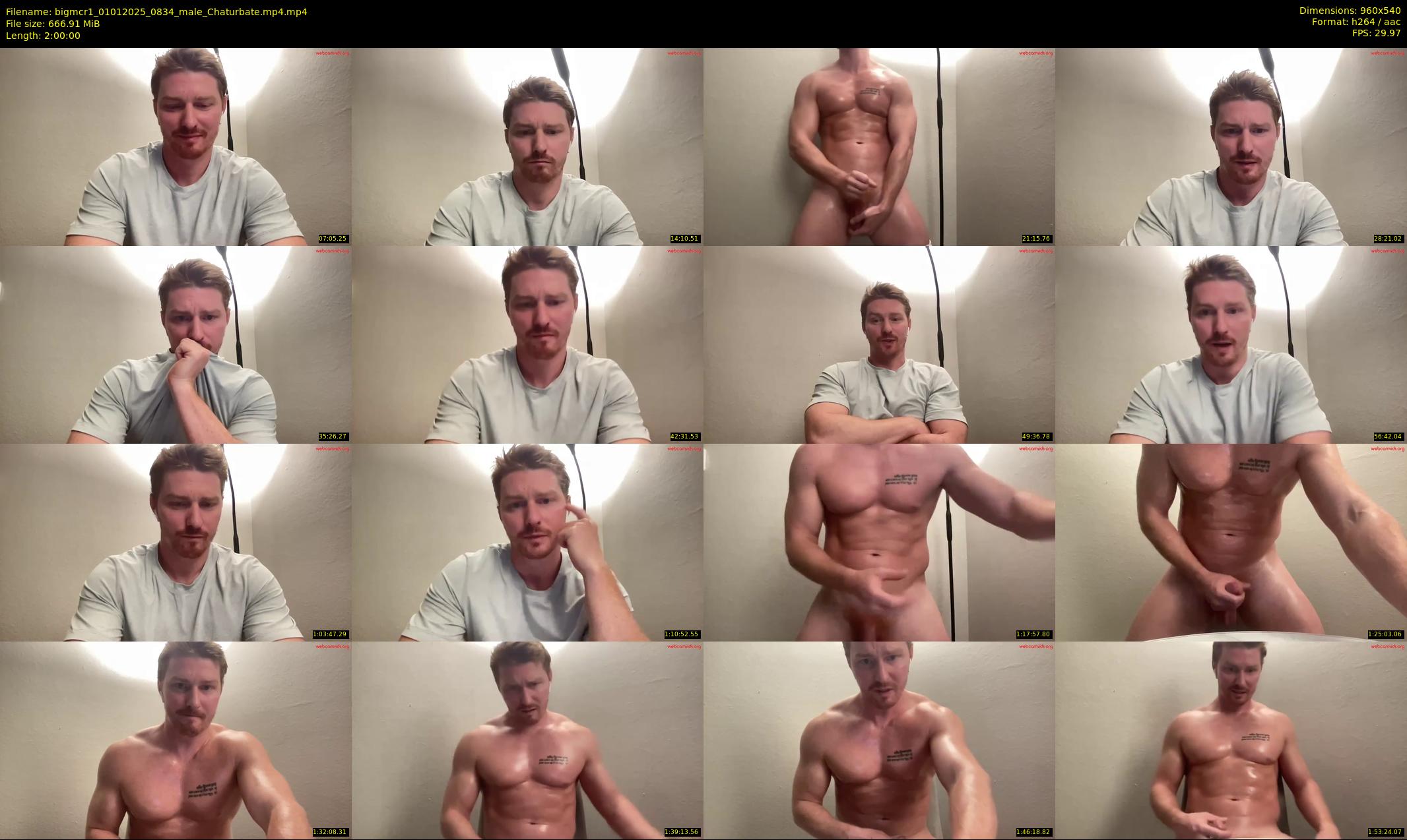 bigmcr1 — 120 minute Chaturbate male cam show recording, 480p, Jan 1, 2025
