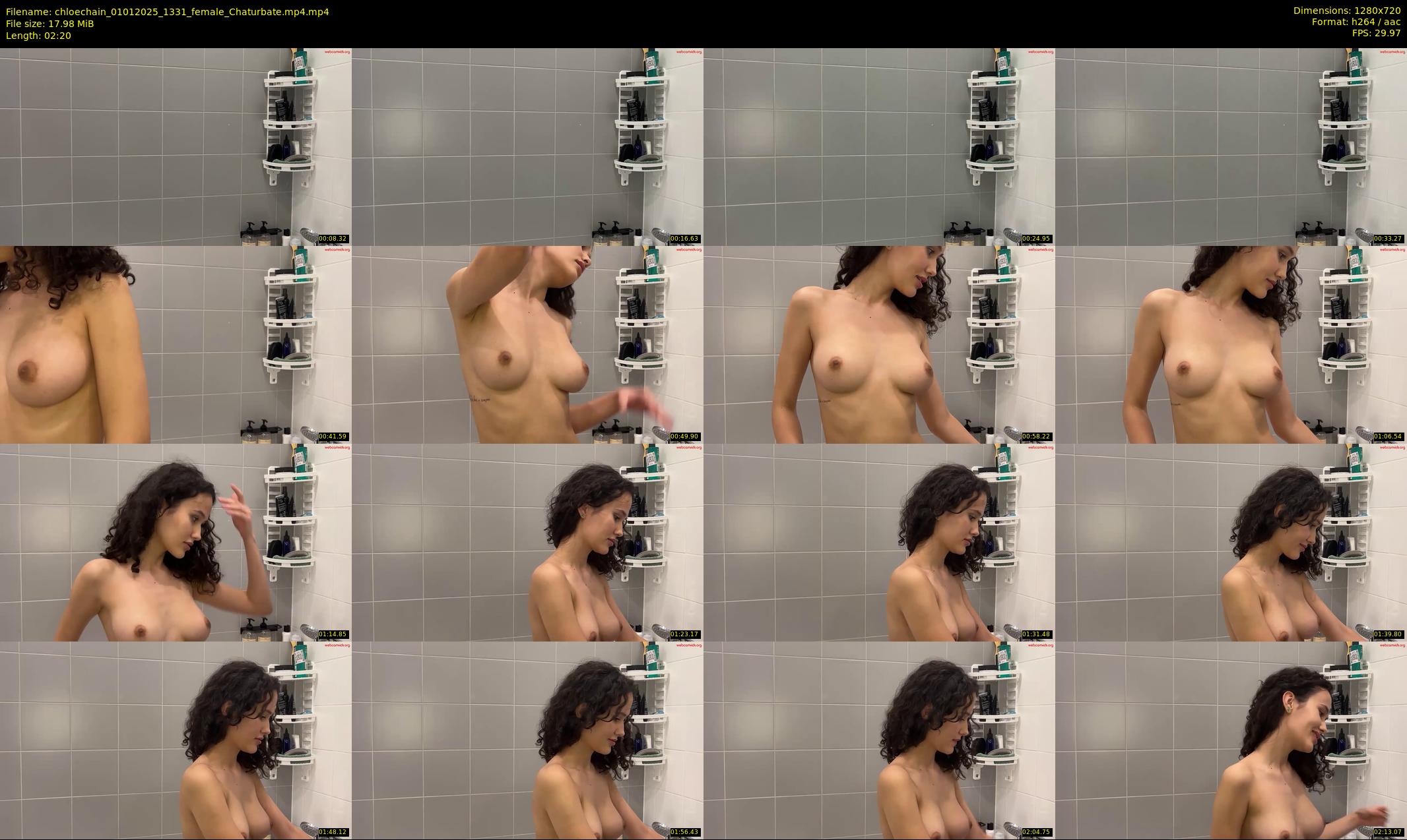 chloechain — 3 minute Chaturbate female cam show recording, 720p, Jan 1, 2025