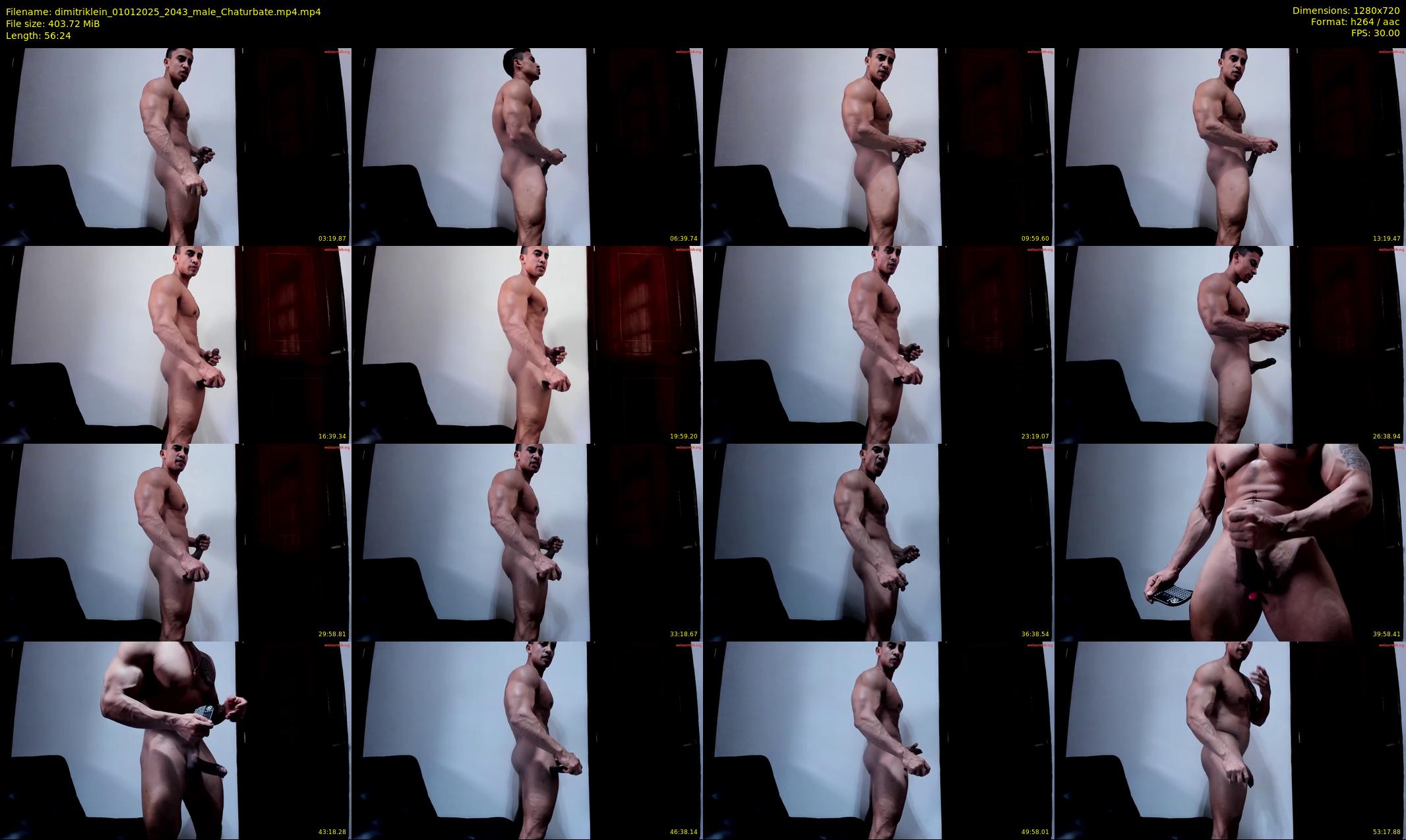 dimitriklein — 57 minute Chaturbate male cam show recording, 720p, Jan 1, 2025