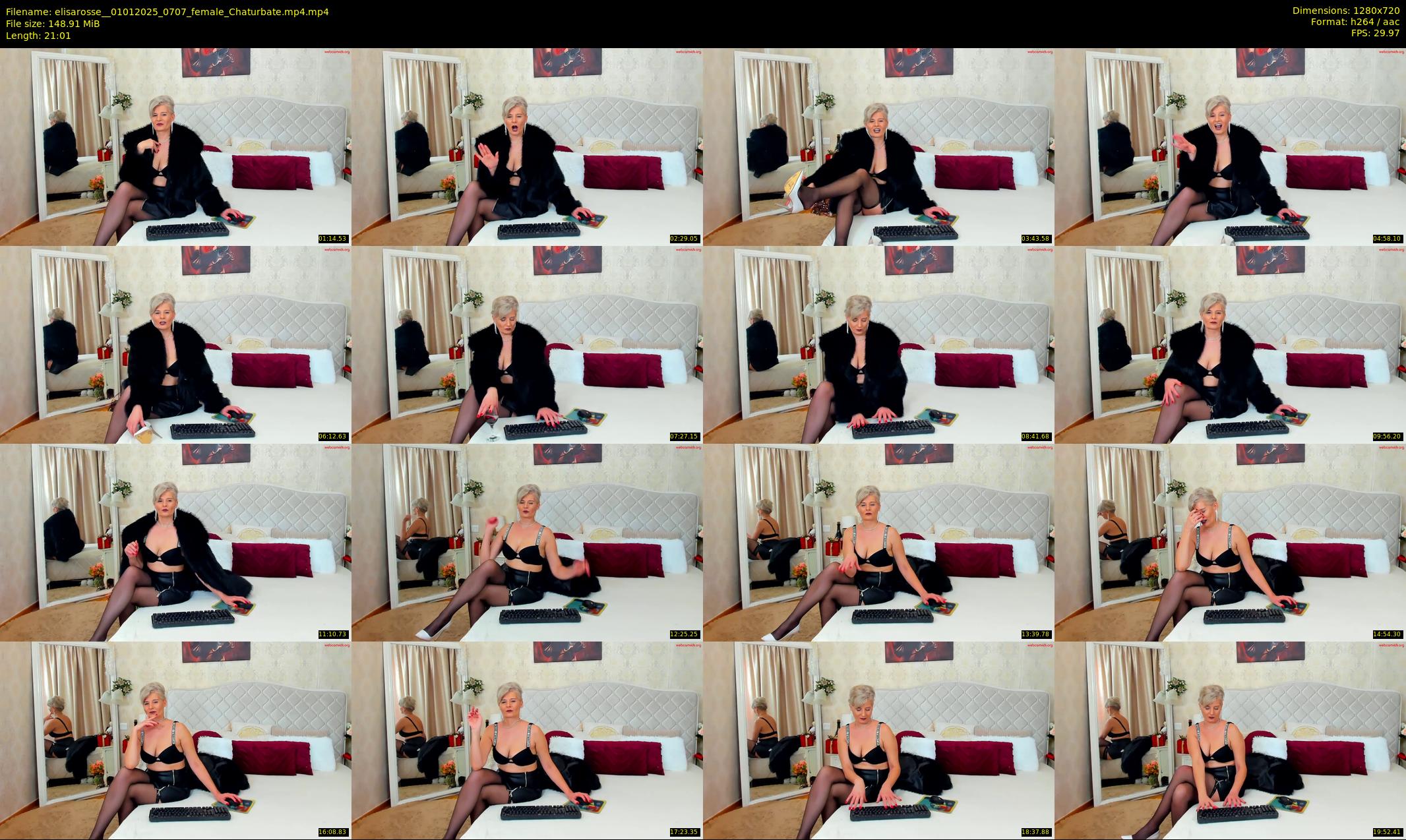 elisarosse_ — 22 minute Chaturbate female cam show recording, 720p, Jan 1, 2025