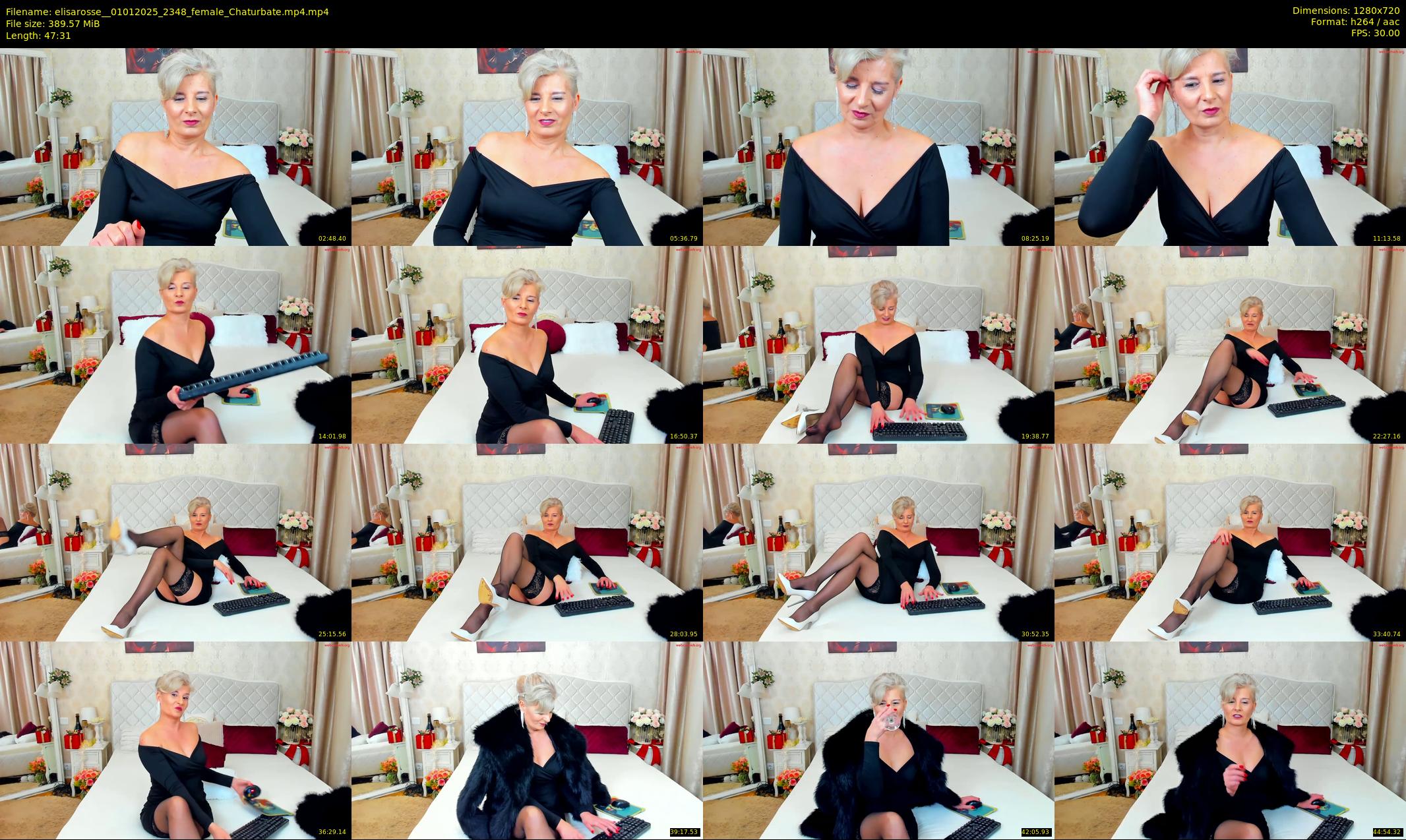 elisarosse_ — 48 minute Chaturbate female cam show recording, 720p, Jan 1, 2025