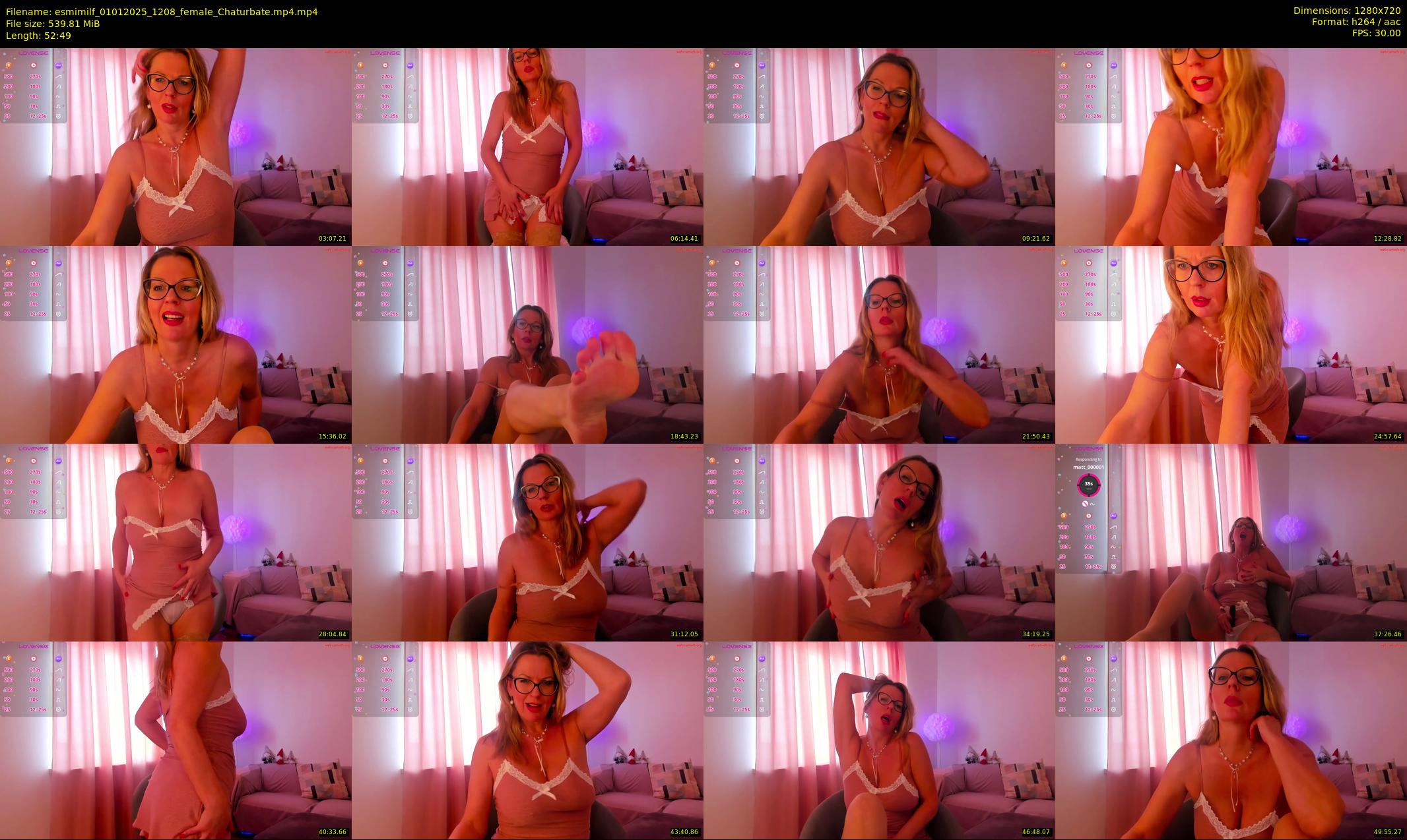 esmimilf — 53 minute Chaturbate female cam show recording, 720p, Jan 1, 2025
