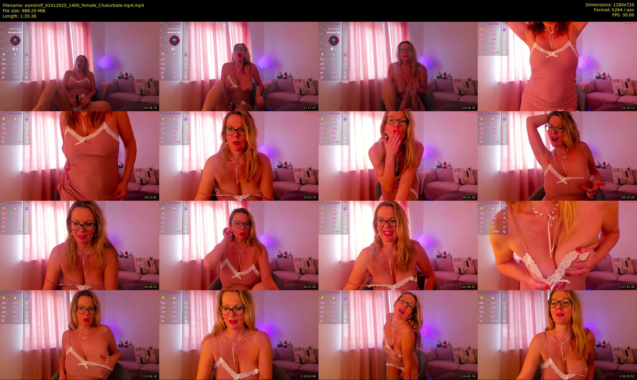 esmimilf — 96 minute Chaturbate female cam show recording, 720p, Jan 1, 2025
