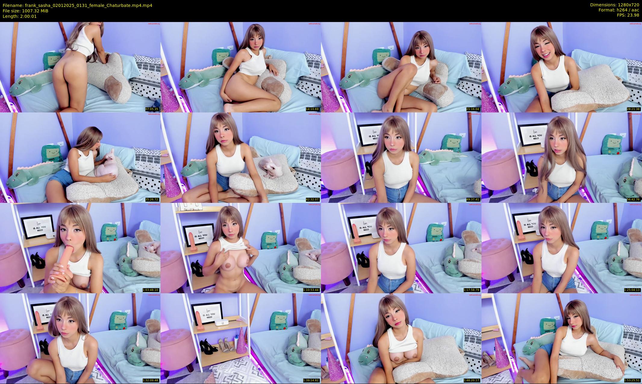 frank_sasha — 121 minute Chaturbate couple cam show recording, 720p, Jan 2, 2025