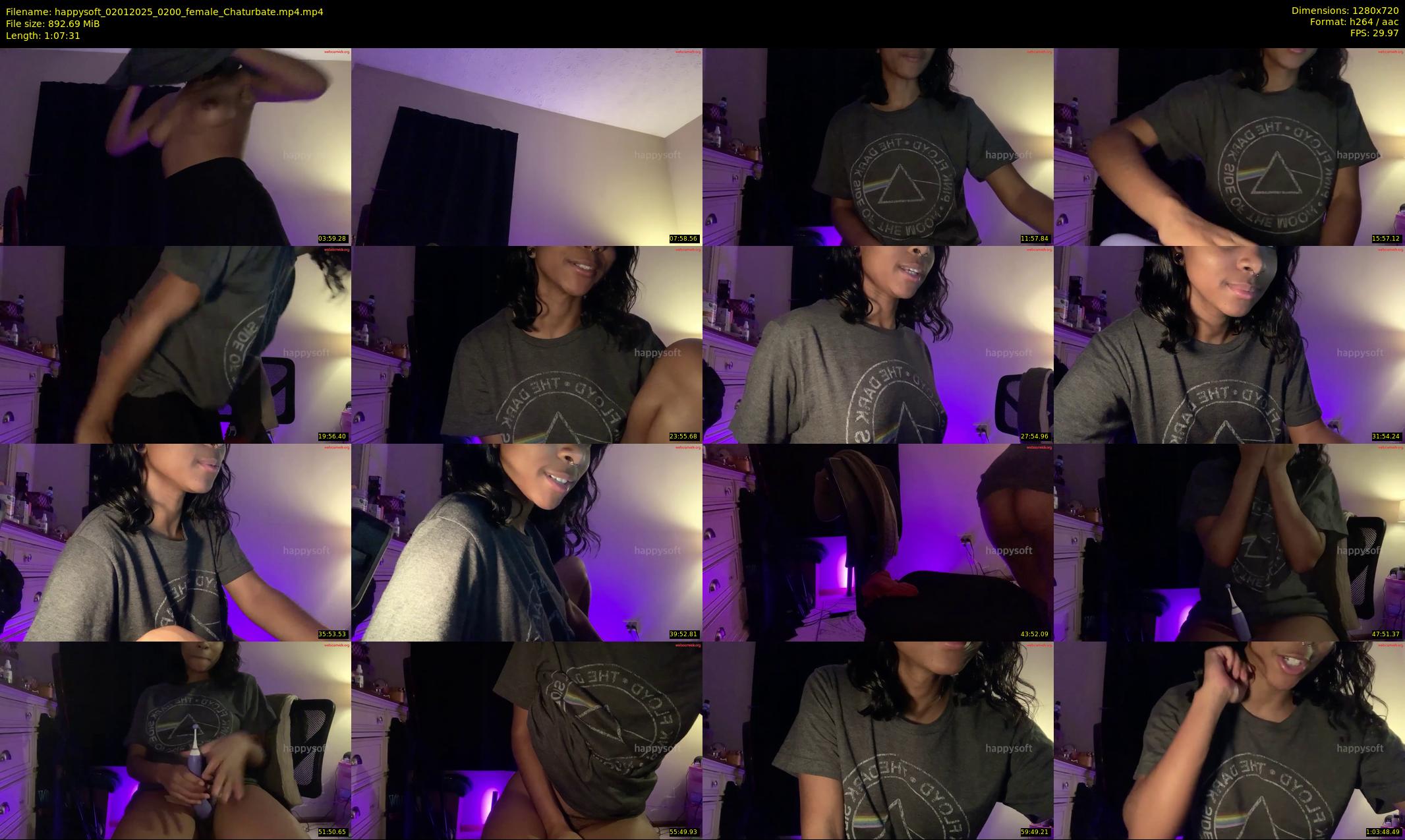 happysoft — 68 minute Chaturbate female cam show recording, 720p, Jan 2, 2025