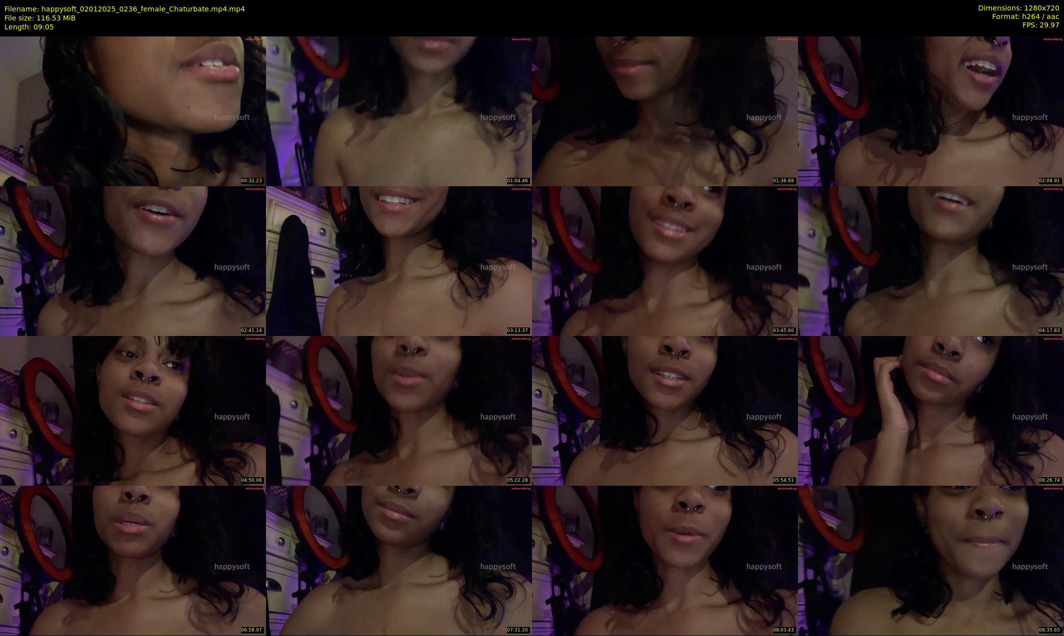 happysoft — 10 minute Chaturbate female cam show recording, 720p, Jan 2, 2025