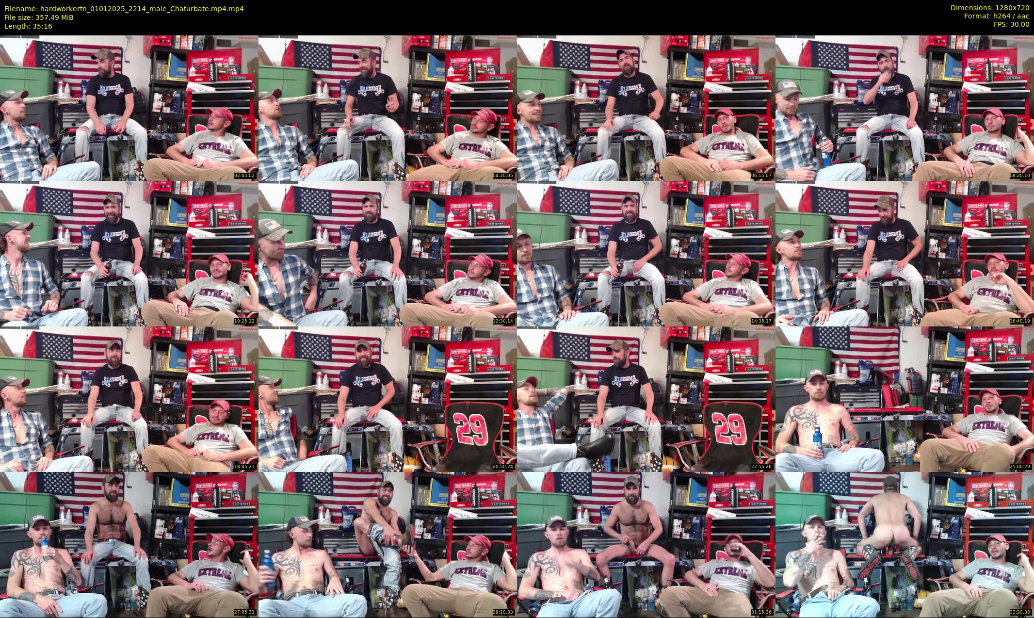 hardworkertn — 36 minute Chaturbate male cam show recording, 720p, Jan 1, 2025