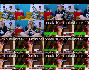hell_l0ve — 34 minute Chaturbate female cam show recording, 720p, Jan 1, 2025
