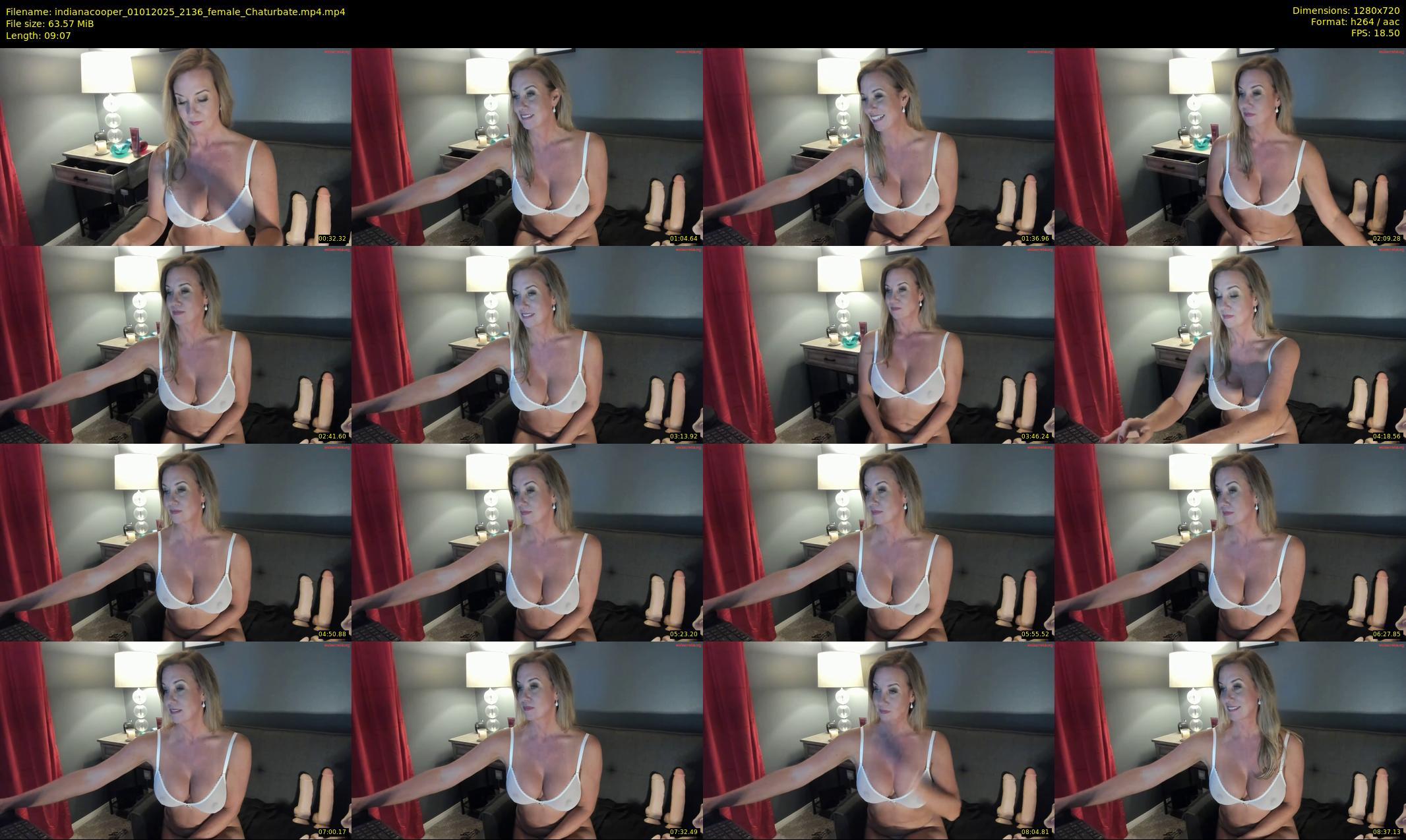 indianacooper — 10 minute Chaturbate female cam show recording, 720p, Jan 1, 2025