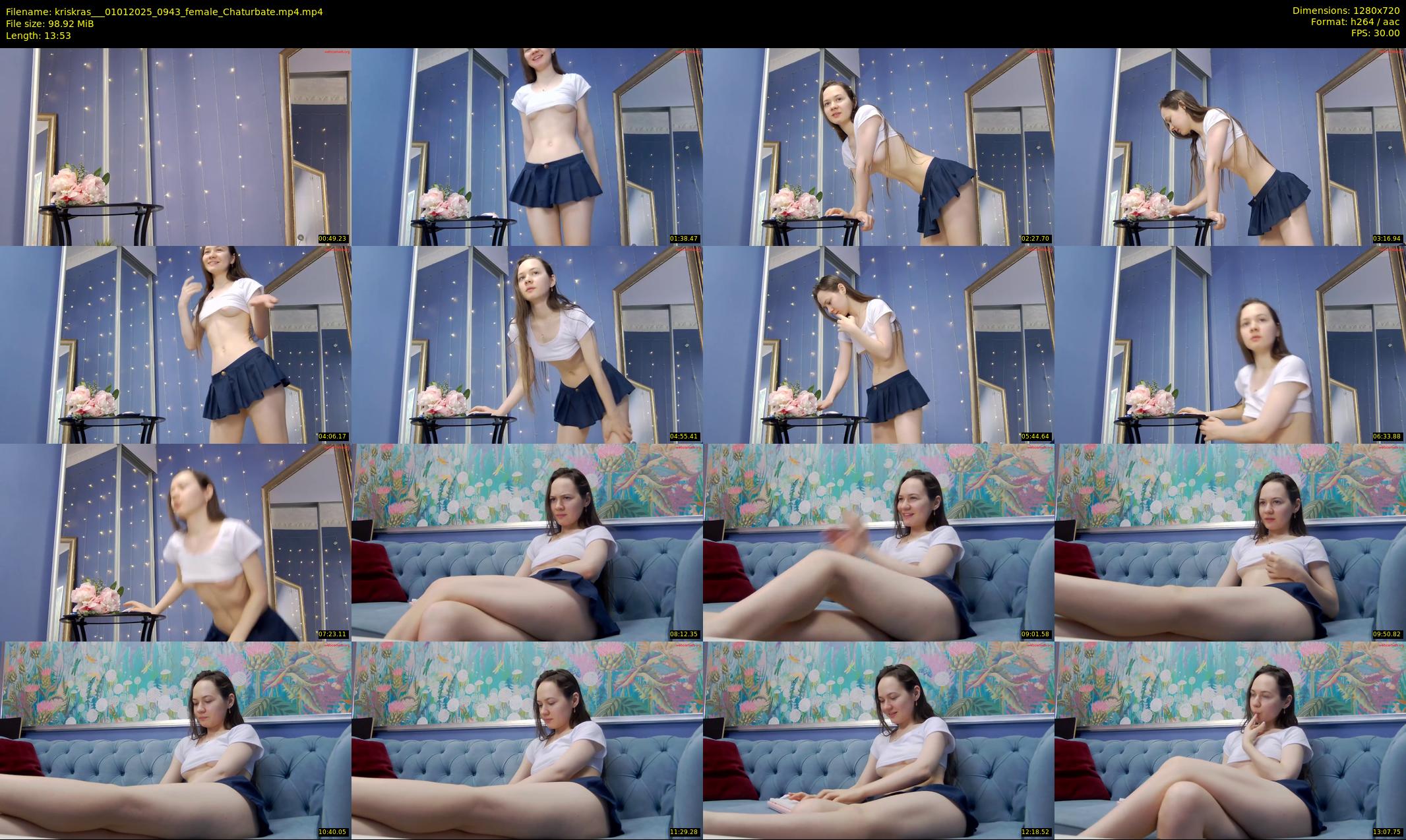 kriskras__ — 14 minute Chaturbate female cam show recording, 720p, Jan 1, 2025