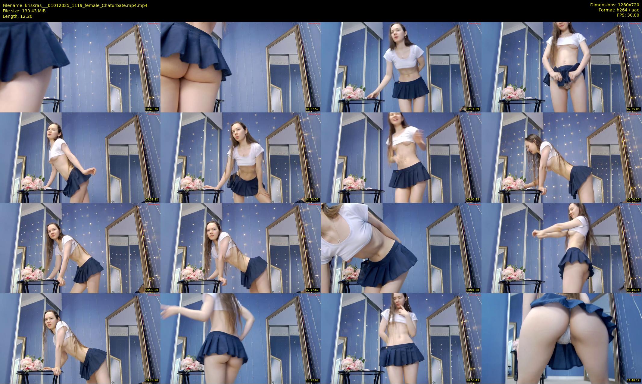 kriskras__ — 13 minute Chaturbate female cam show recording, 720p, Jan 1, 2025