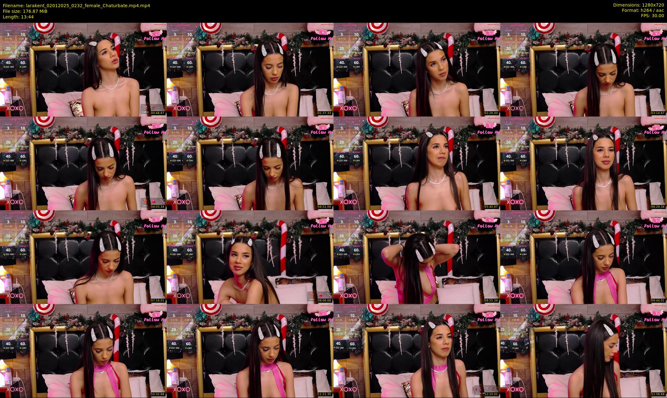 larakent — 14 minute Chaturbate female cam show recording, 720p, Jan 2, 2025