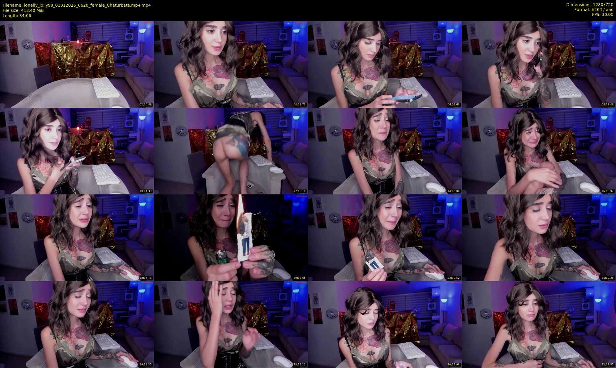lonelly_lolly98 — 35 minute Chaturbate female cam show recording, 720p, Jan 1, 2025