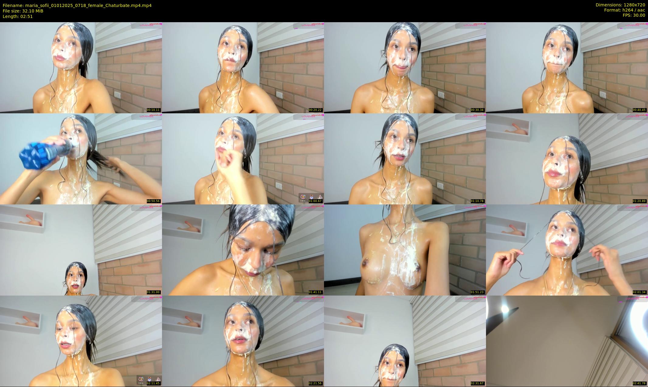 maria_sofii — 3 minute Chaturbate female cam show recording, 720p, Jan 1, 2025
