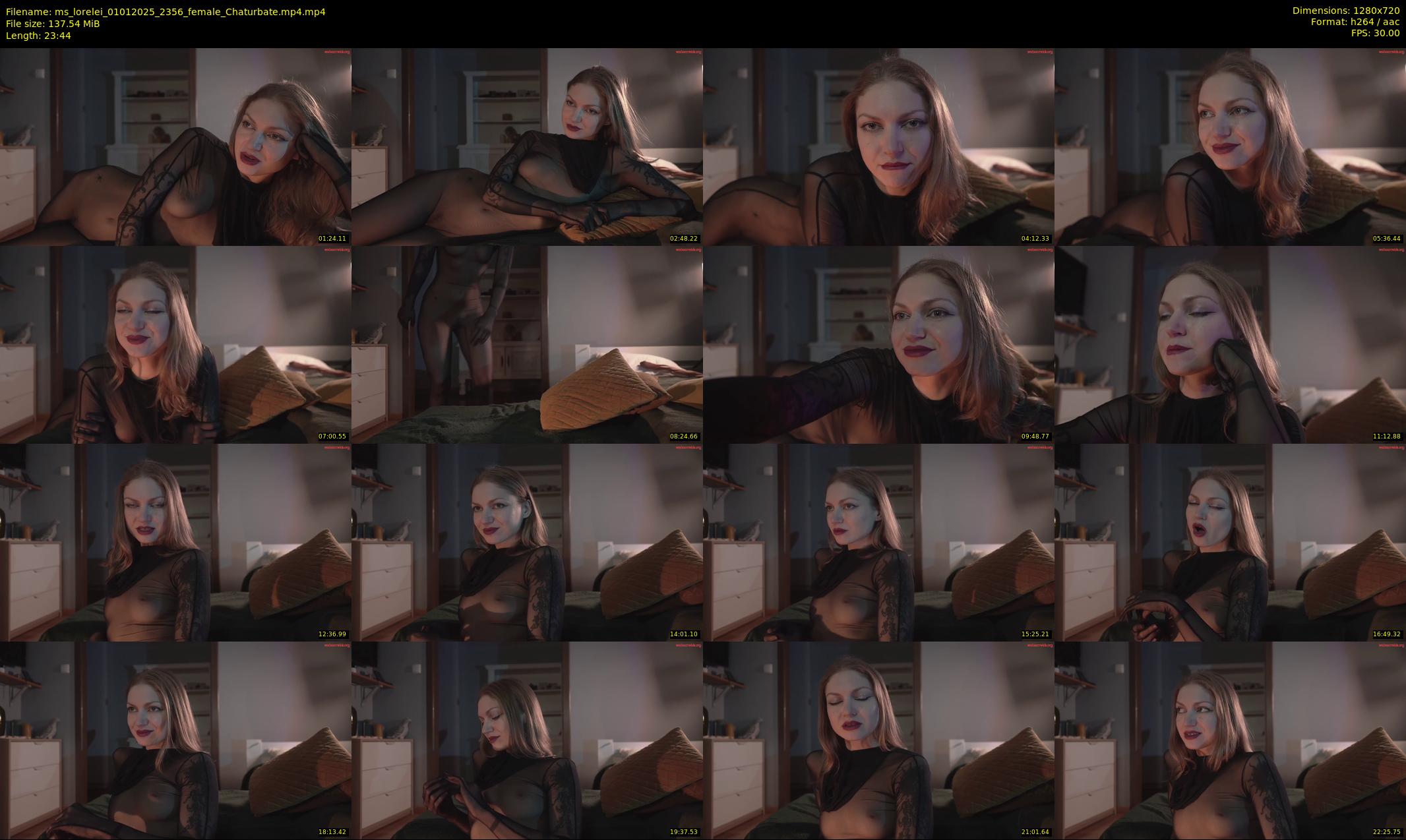ms_lorelei — 24 minute Chaturbate female cam show recording, 720p, Jan 1, 2025